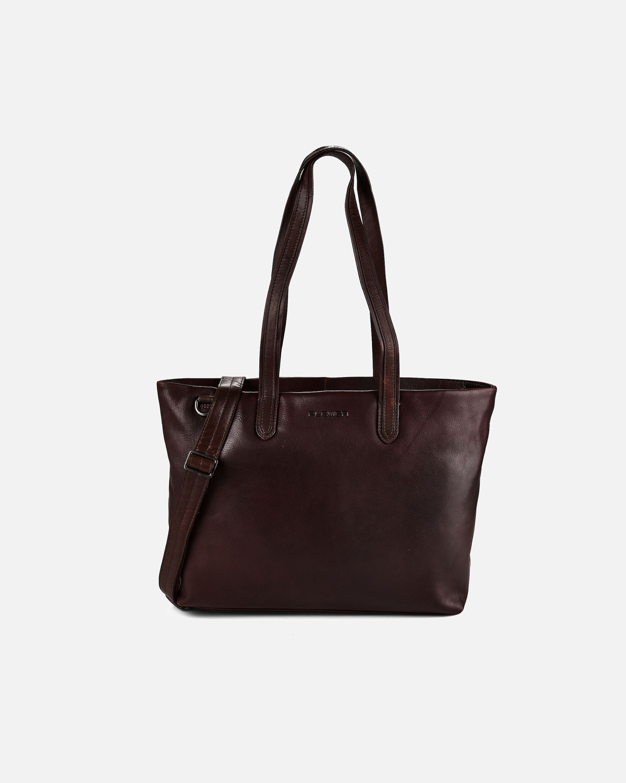 Laptoptasche für Weiblich Plevier Catz Aktentasche RFID Schutz Leder 43 cm Laptopfach braun