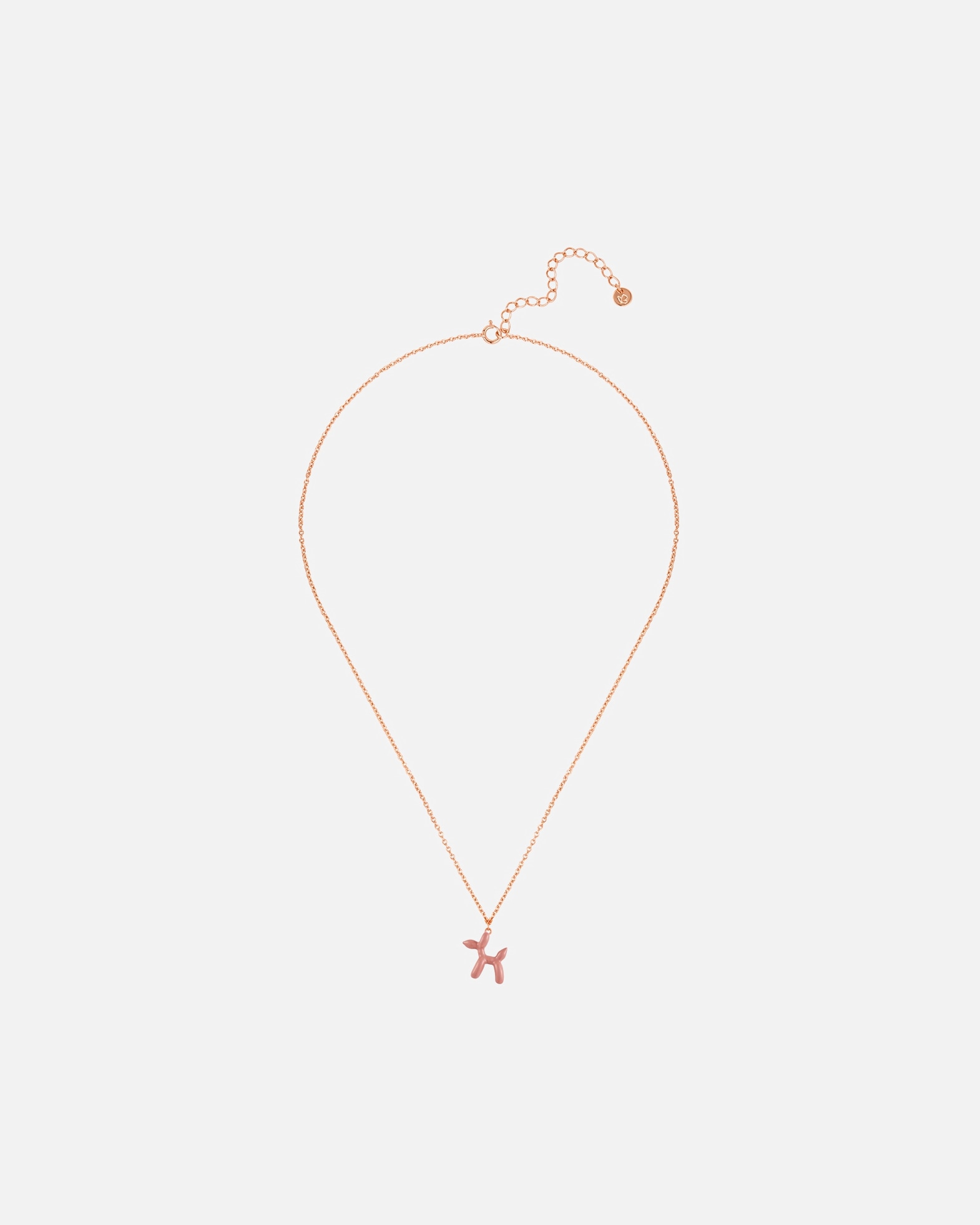 Collier for FemmeGlanzstücke MünchenChaîne Chien ballon en Argent sterling en Or rose40,0 cm Basiskette + 5,0 cm Verlängerung