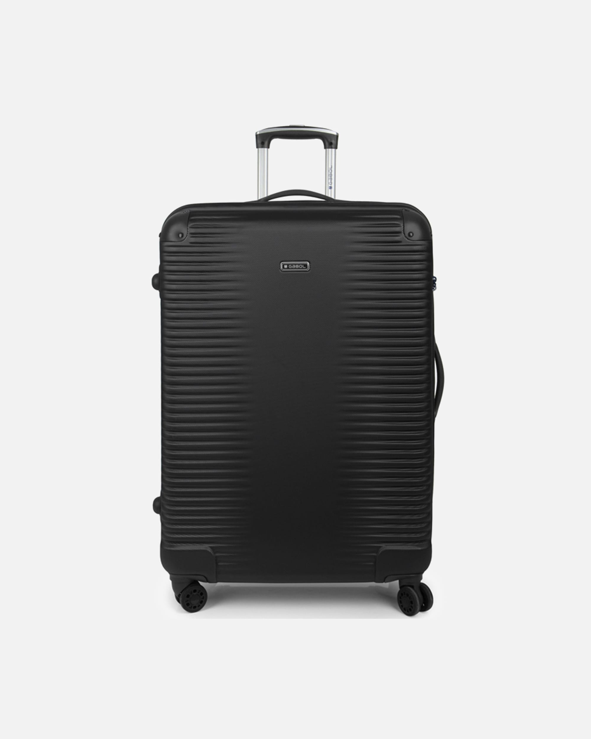 Koffer für Männlich Gabol Balance XP 4 Rollen Trolley L 77 cm mit Dehnfalte grau