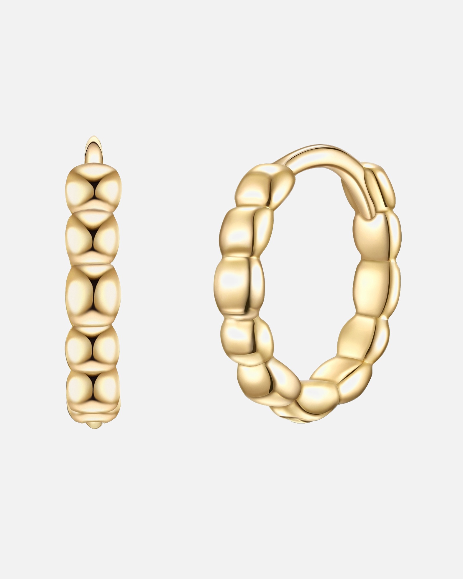 Boucle d'oreilles for FemmeCréoles en argent Argent sterling en Or jaune11,4 mm