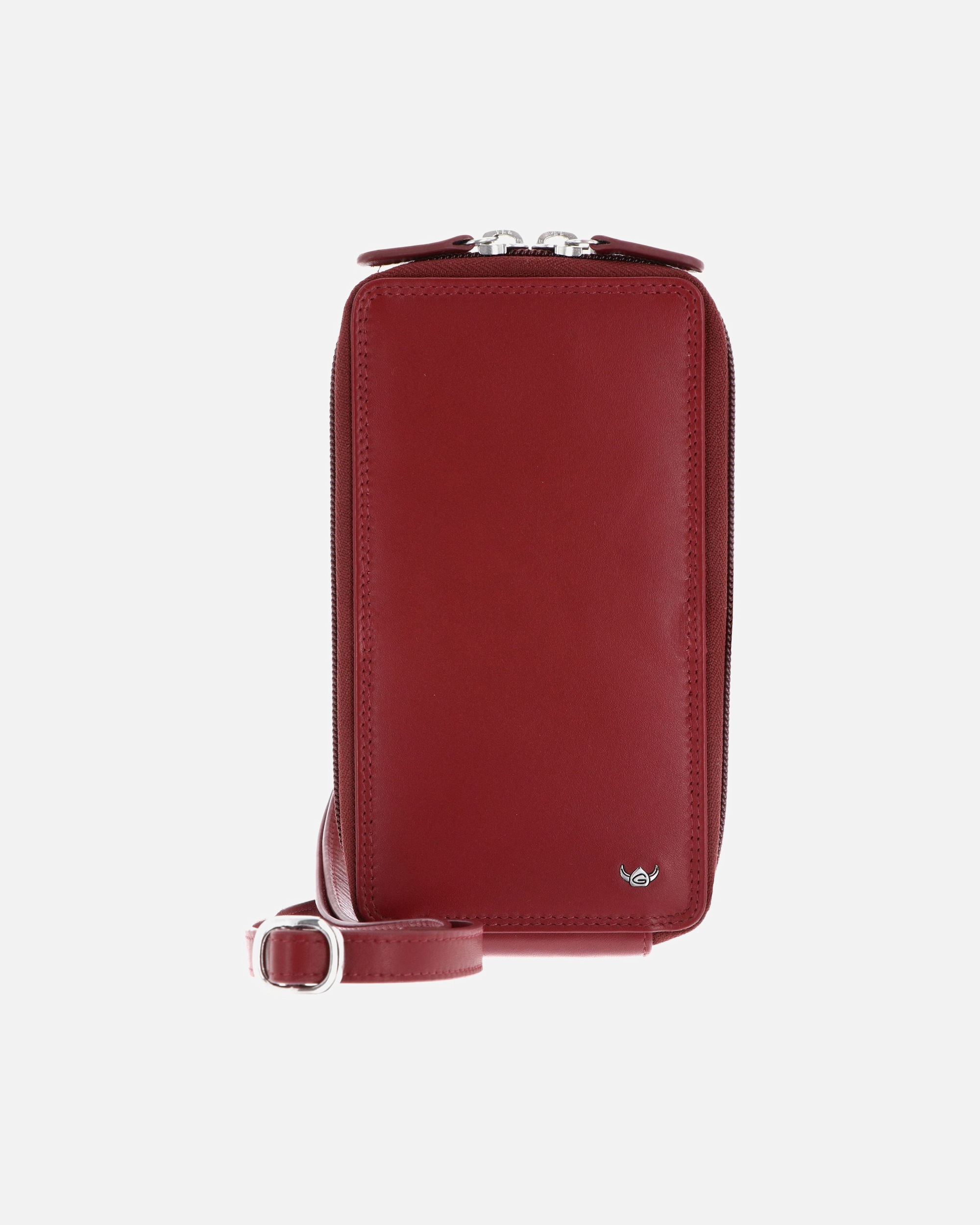 Handy Accessoire für Weiblich Golden Head Polo Handytasche Leder 9.5 cm rot