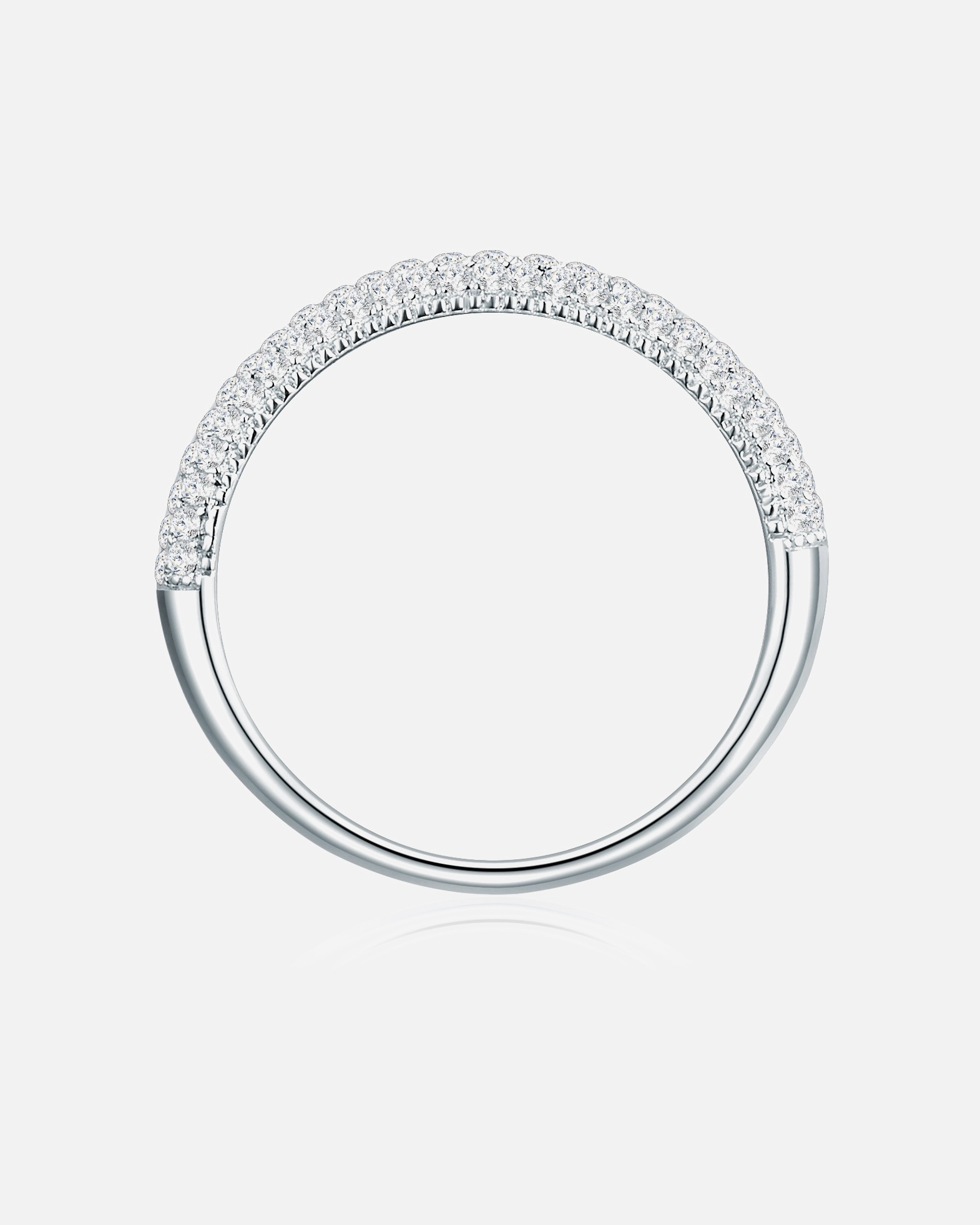 Bague for FemmeTrilaniBague en argent Argent sterling Oxyde de zirconium (CZ) en Argent56