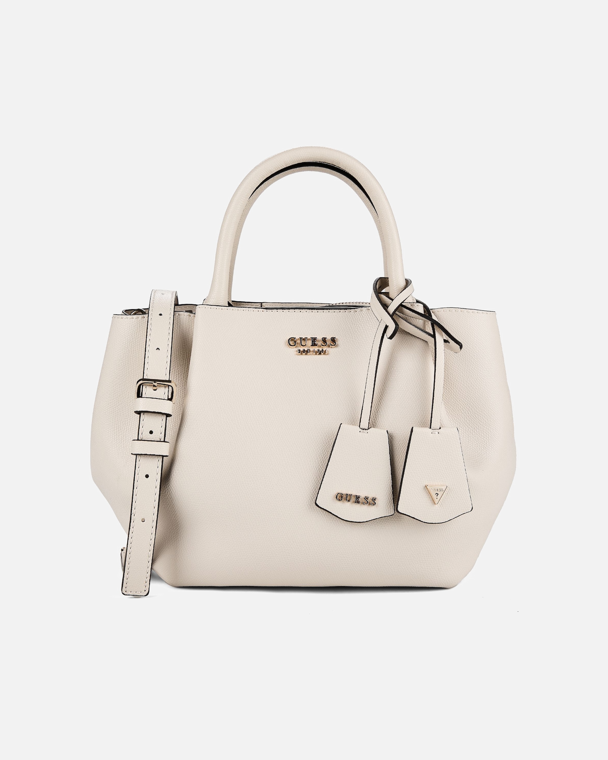 Handtasche für Weiblich Guess Amorette Shopper off white