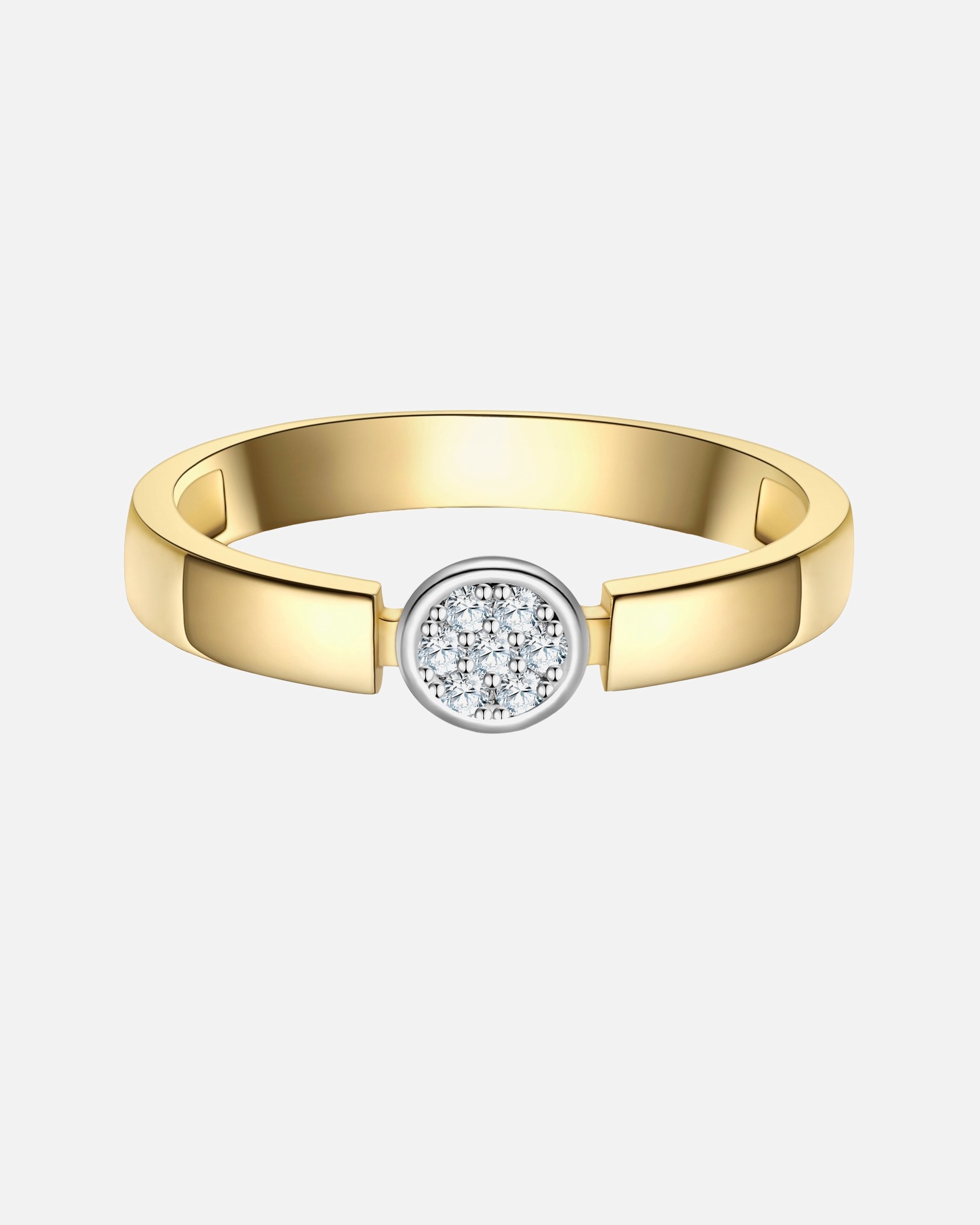 Bague for FemmeBague en Argent sterling en Argent/or jaune50