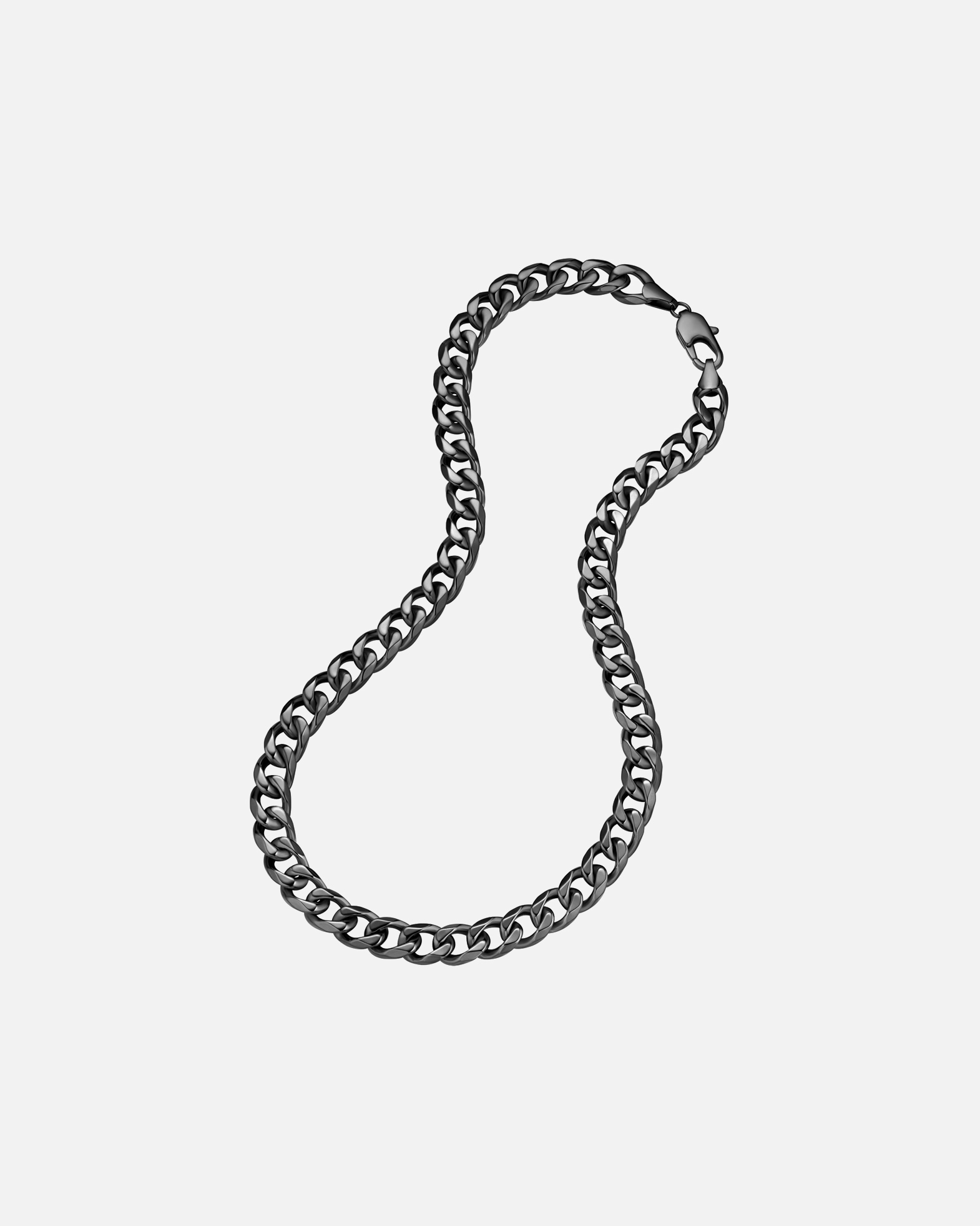 Collier for HommeTrue RebelsCollier en Acier Inoxydable en noir55 cm