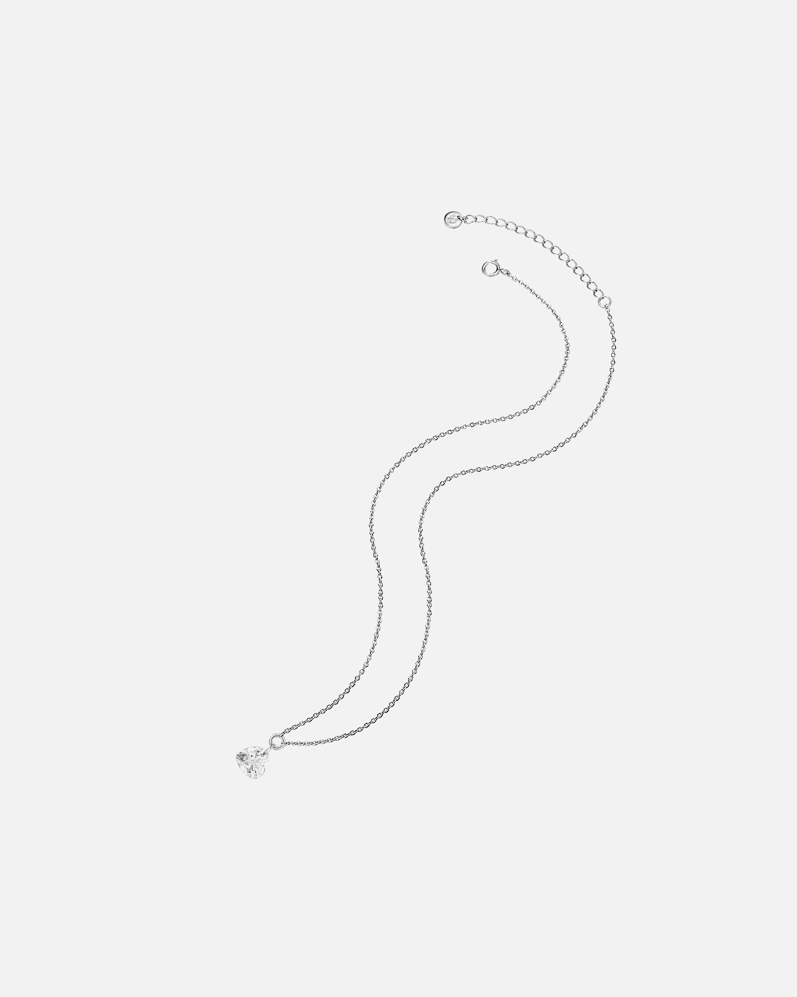 Collier for FemmeGlanzstücke MünchenCollier en argent Coeur Argent sterling Topaze en Argent40,0 cm Basiskette + 5,0 cm Verlängerung