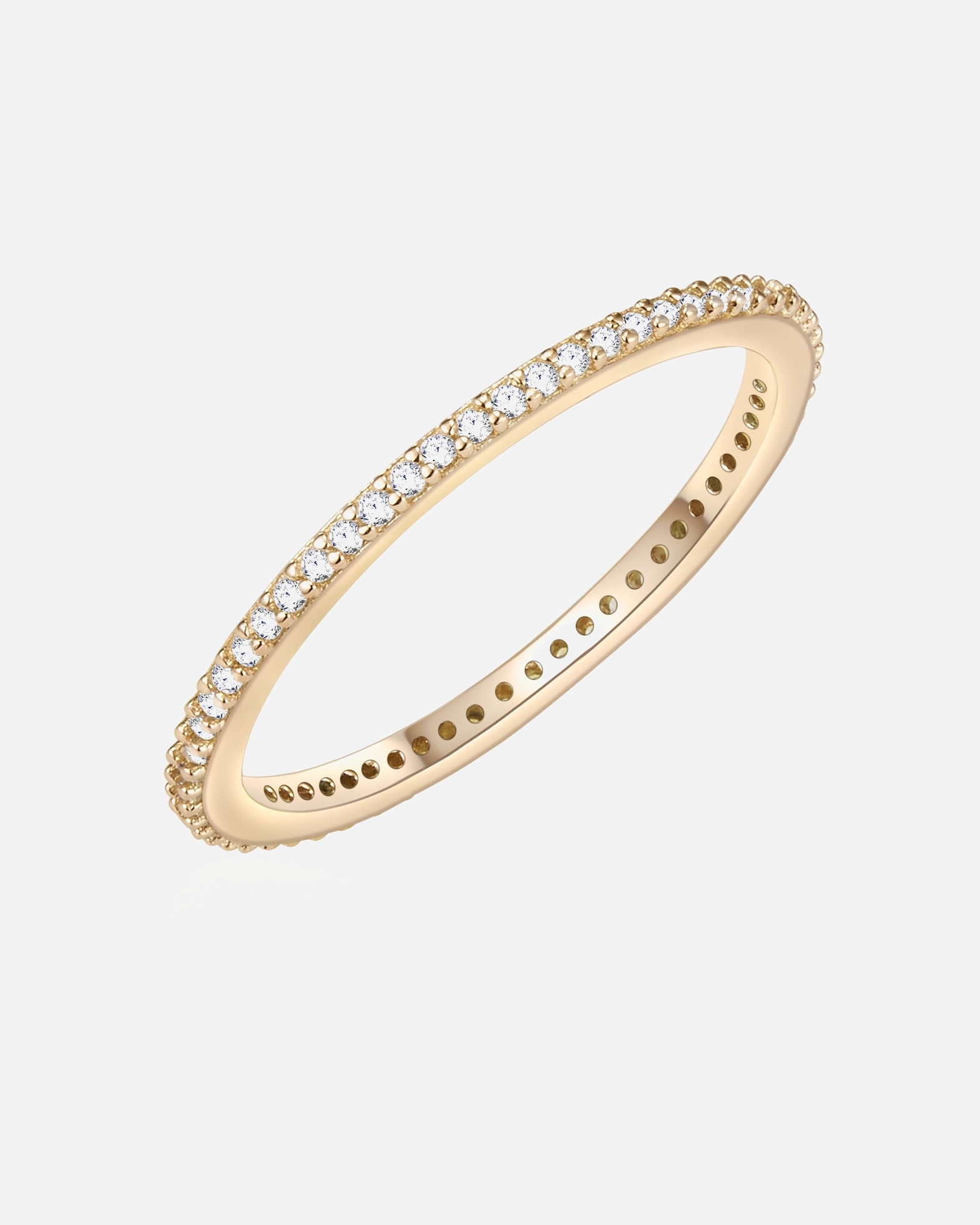 Bague for FemmeGlanzstücke MünchenBague en argent Argent sterling Oxyde de zirconium (CZ) en Or jaune48