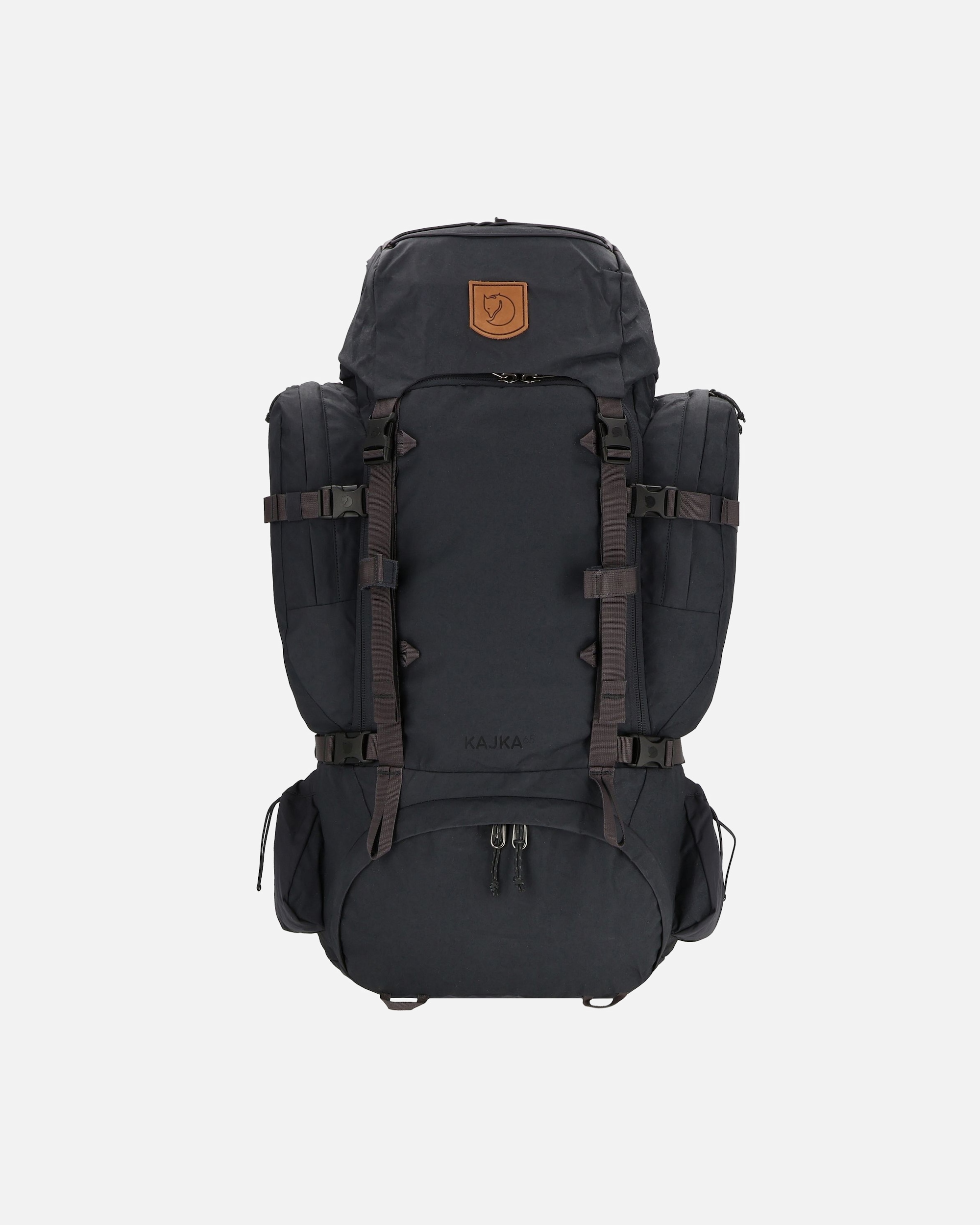 Rucksack für Männlich Fjällräven Kajka 65 Wanderrucksack coal black
