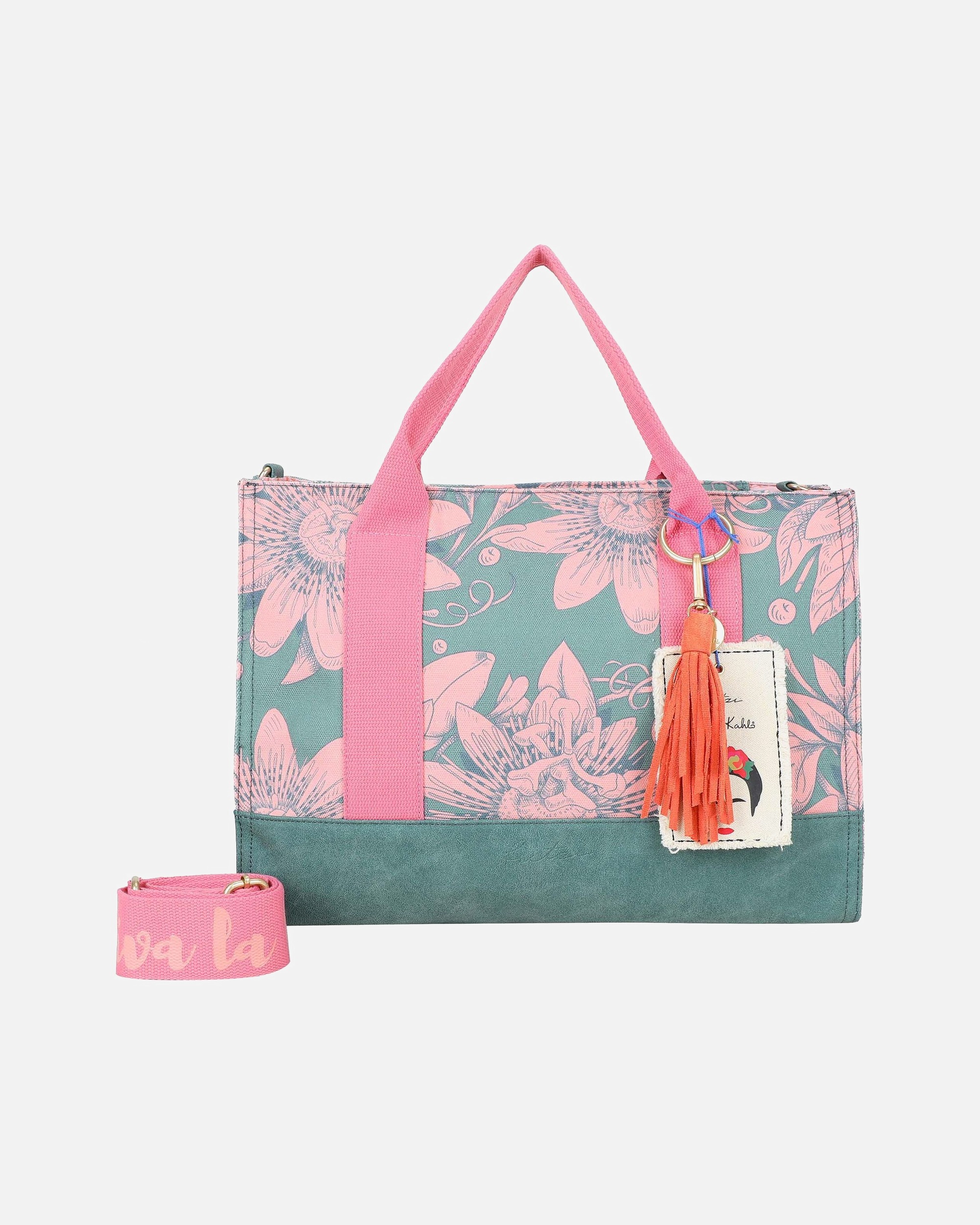 Sac for FemmeFritzi aus PreußenFritzi x Frida Kahlo Limited Bloom Sac à main porté épaulebloom green
