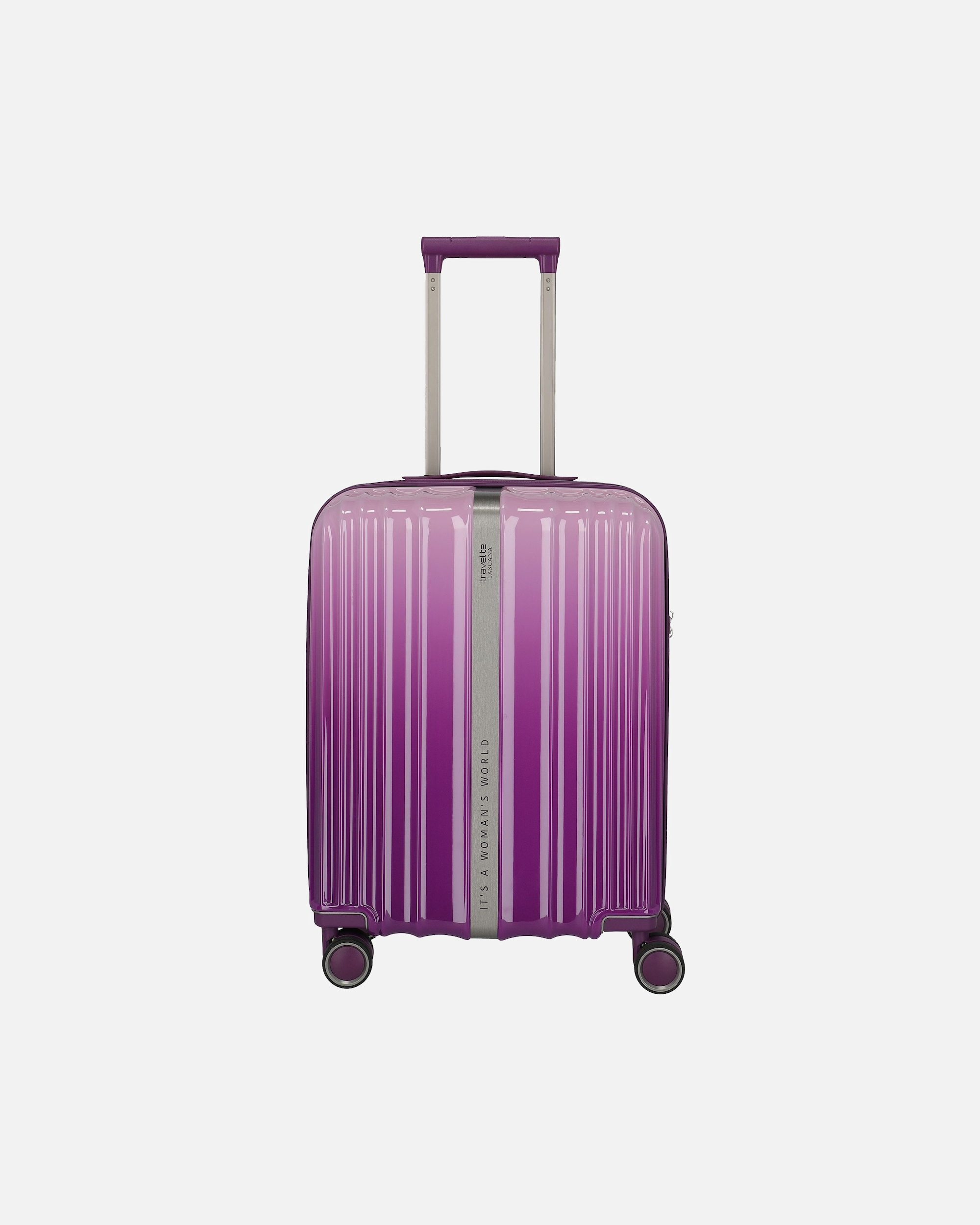 Handgepäckkoffer für Männlich Travelite Lascana Edition 4 Rollen Kabinentrolley S 50 cm purple degrade