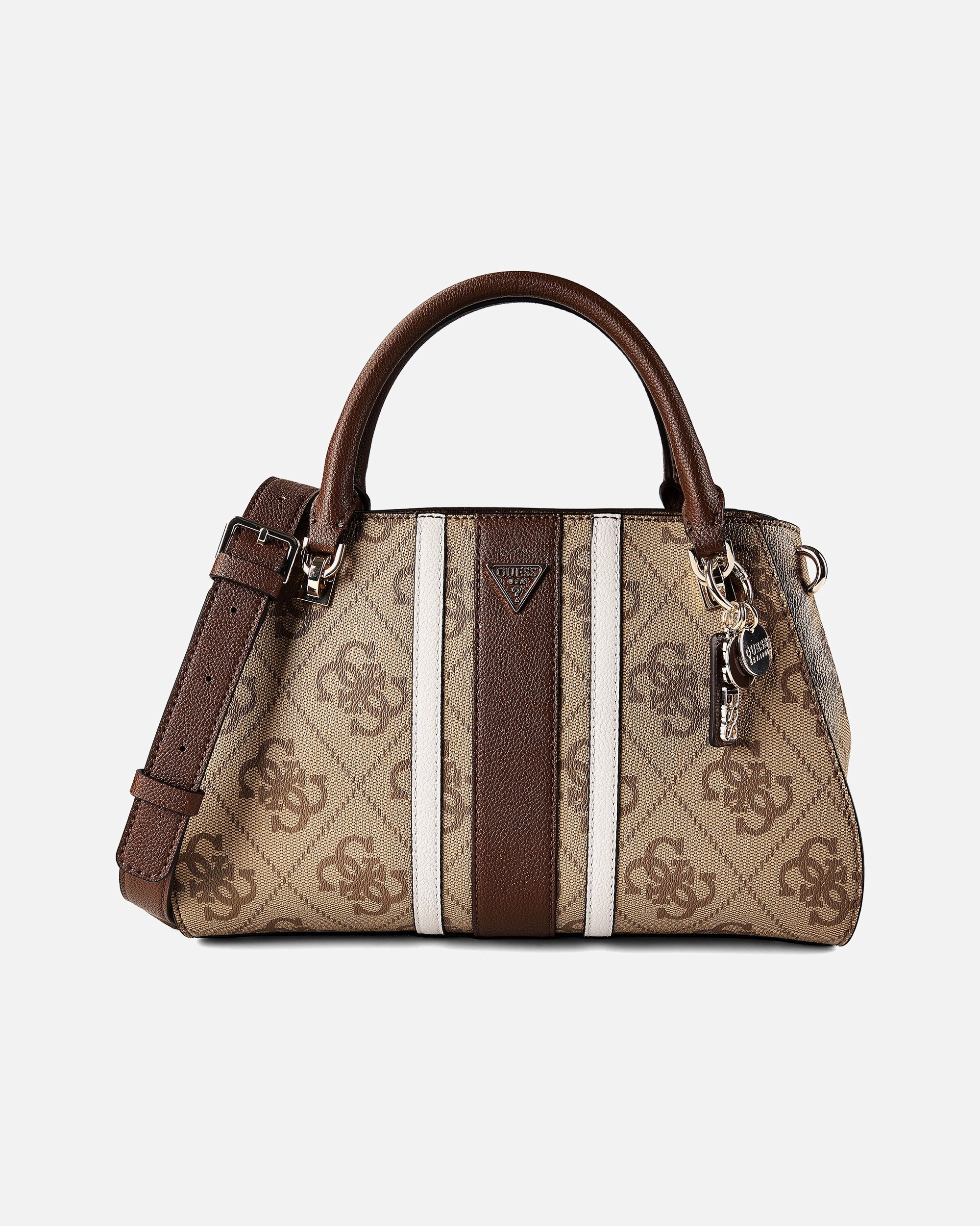 Sac for FemmeGUESSNoelle II Sac porté mainlatte logo-brown
