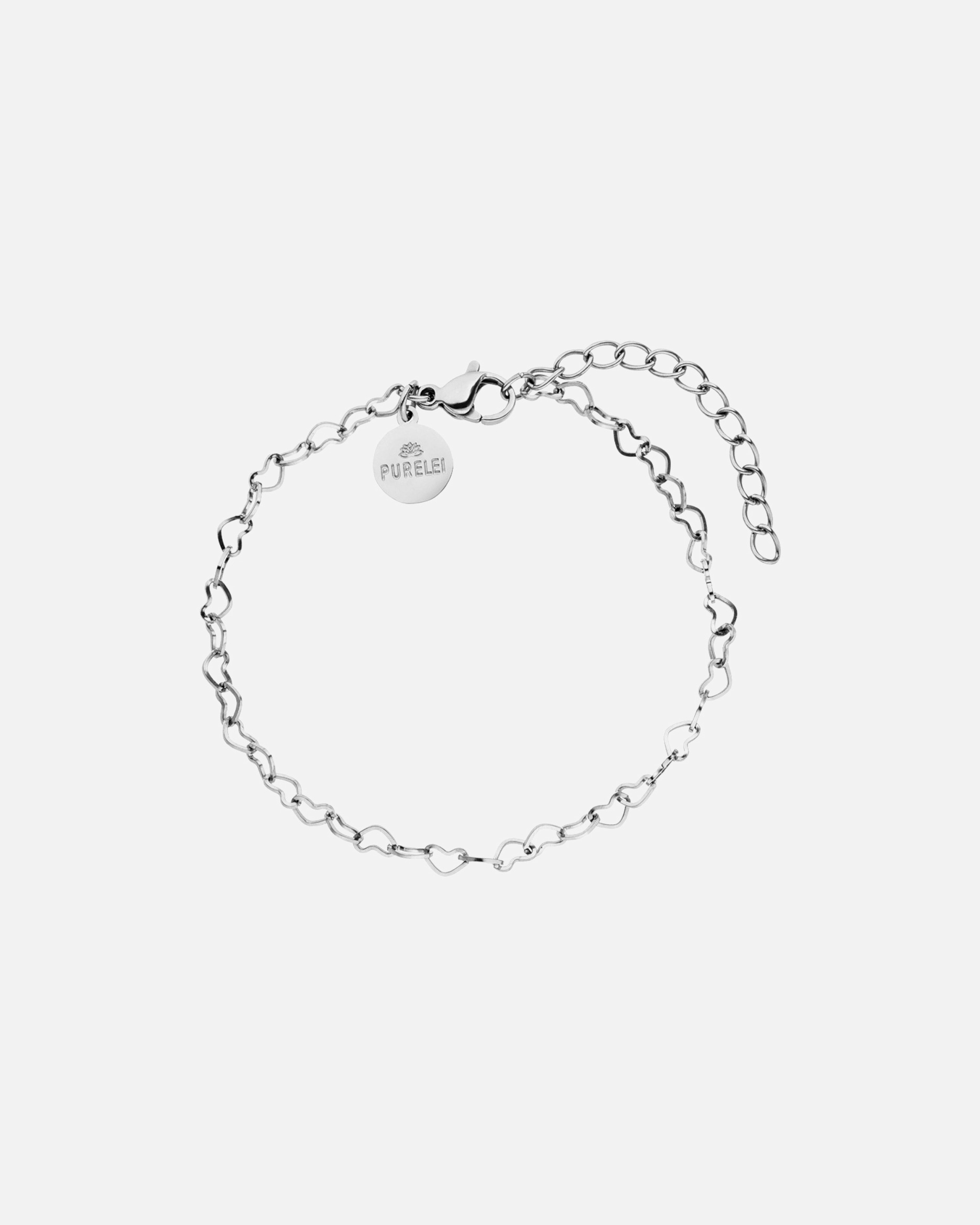 Armband für Unisex Purelei Heart Armband 100% Edelstahl Silber