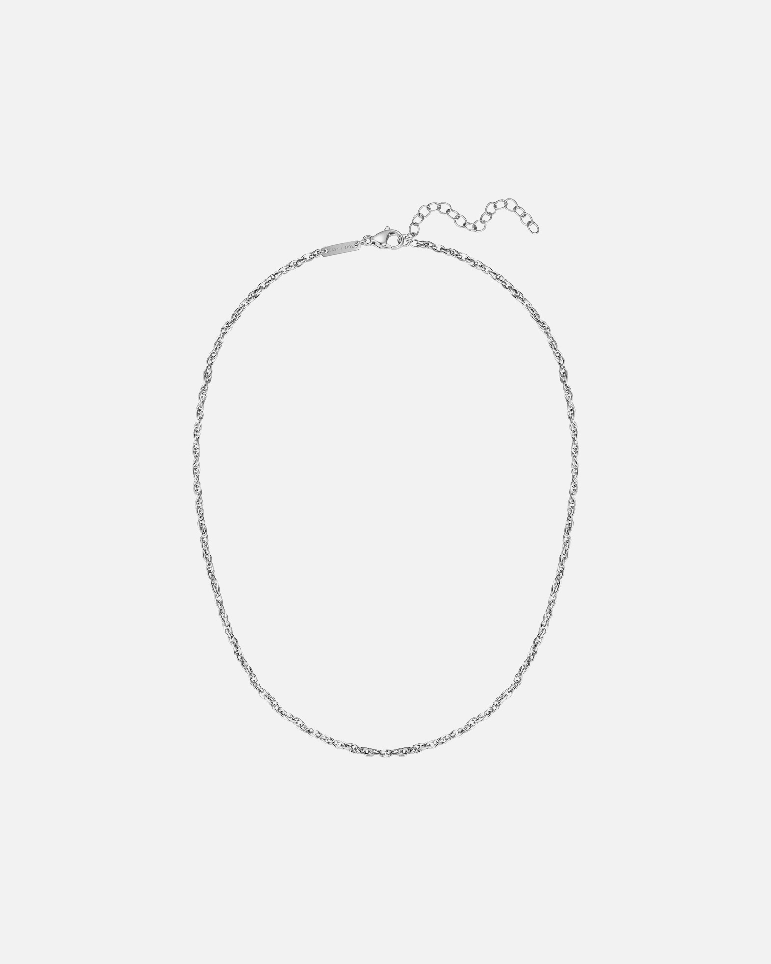 Collier for FemmeEASTSIDEChaîne en Acier inoxydable en Argent40,0 cm Basiskette + 5,0 cm Verlängerung