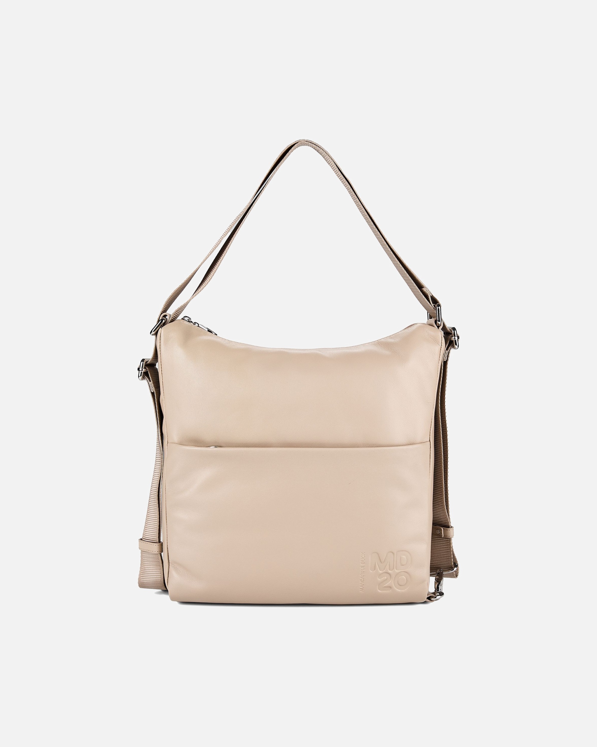 Tasche für Weiblich Mandarina Duck MD20 Schultertasche warm taupe