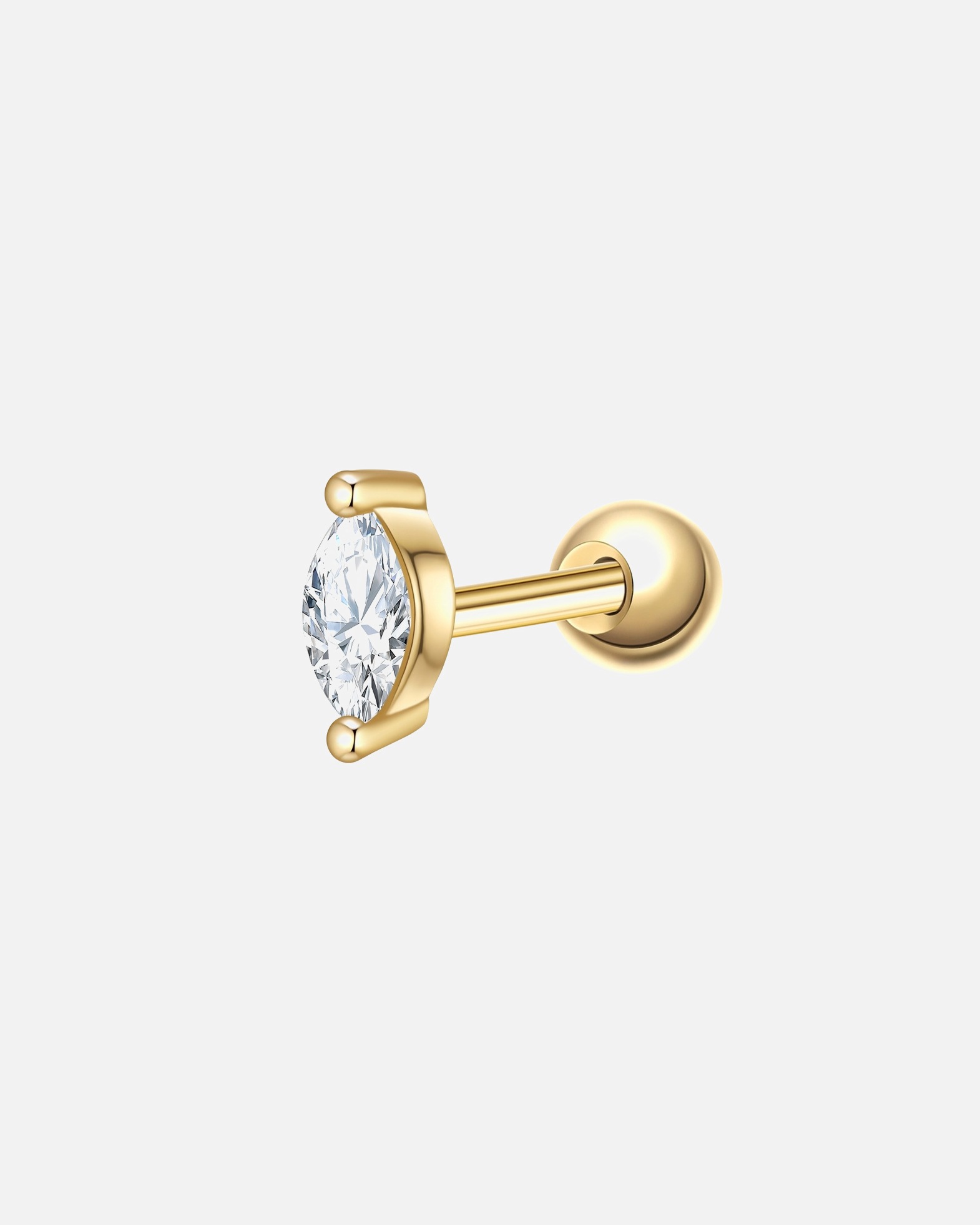 Boucle d'oreilles for FemmeBoucles d´oreilles en Argent sterling en Or jaune1,9 mm