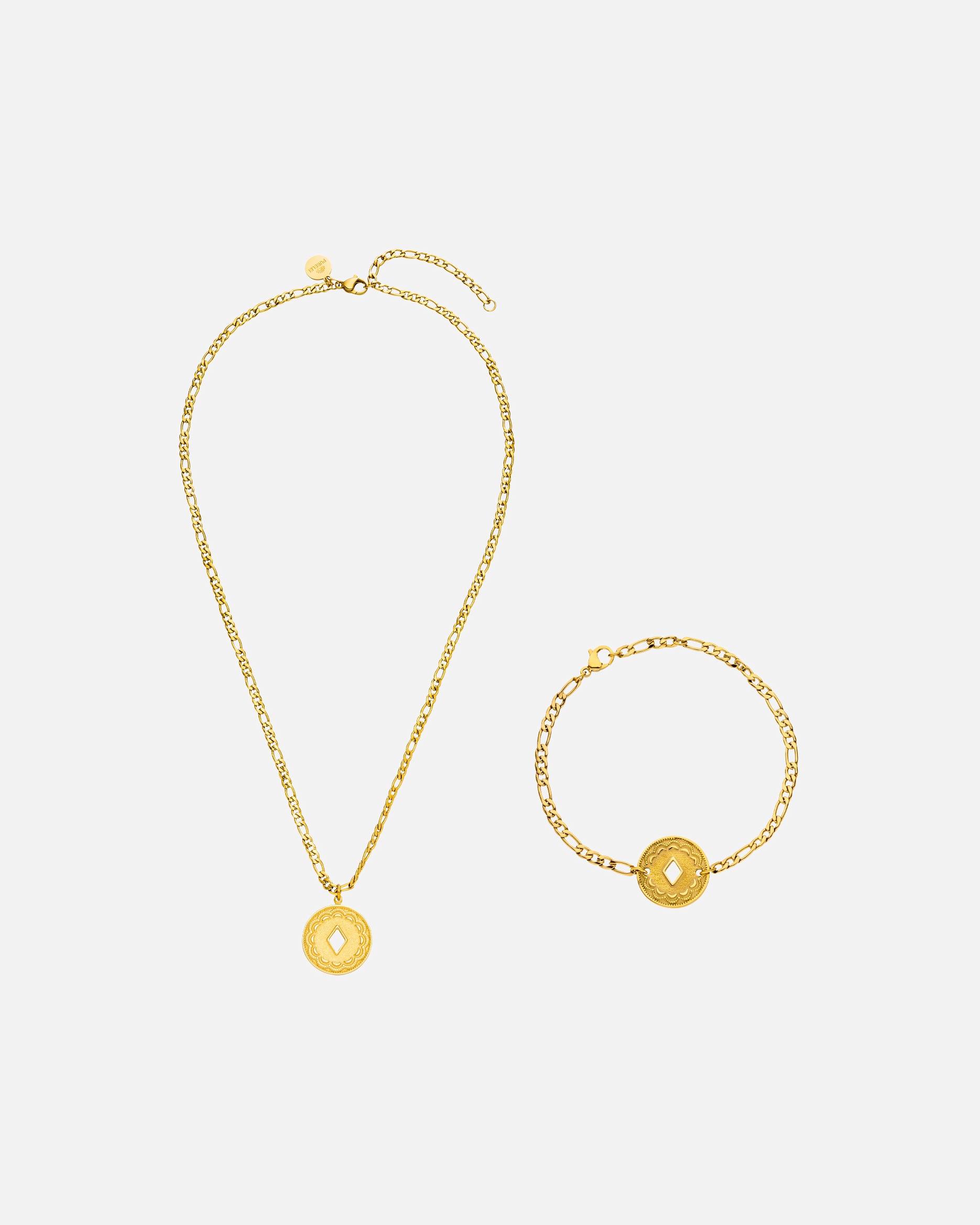 Schmuckset für Unisex Purelei Lolani Schmuck-Set 100% Edelstahl Gold