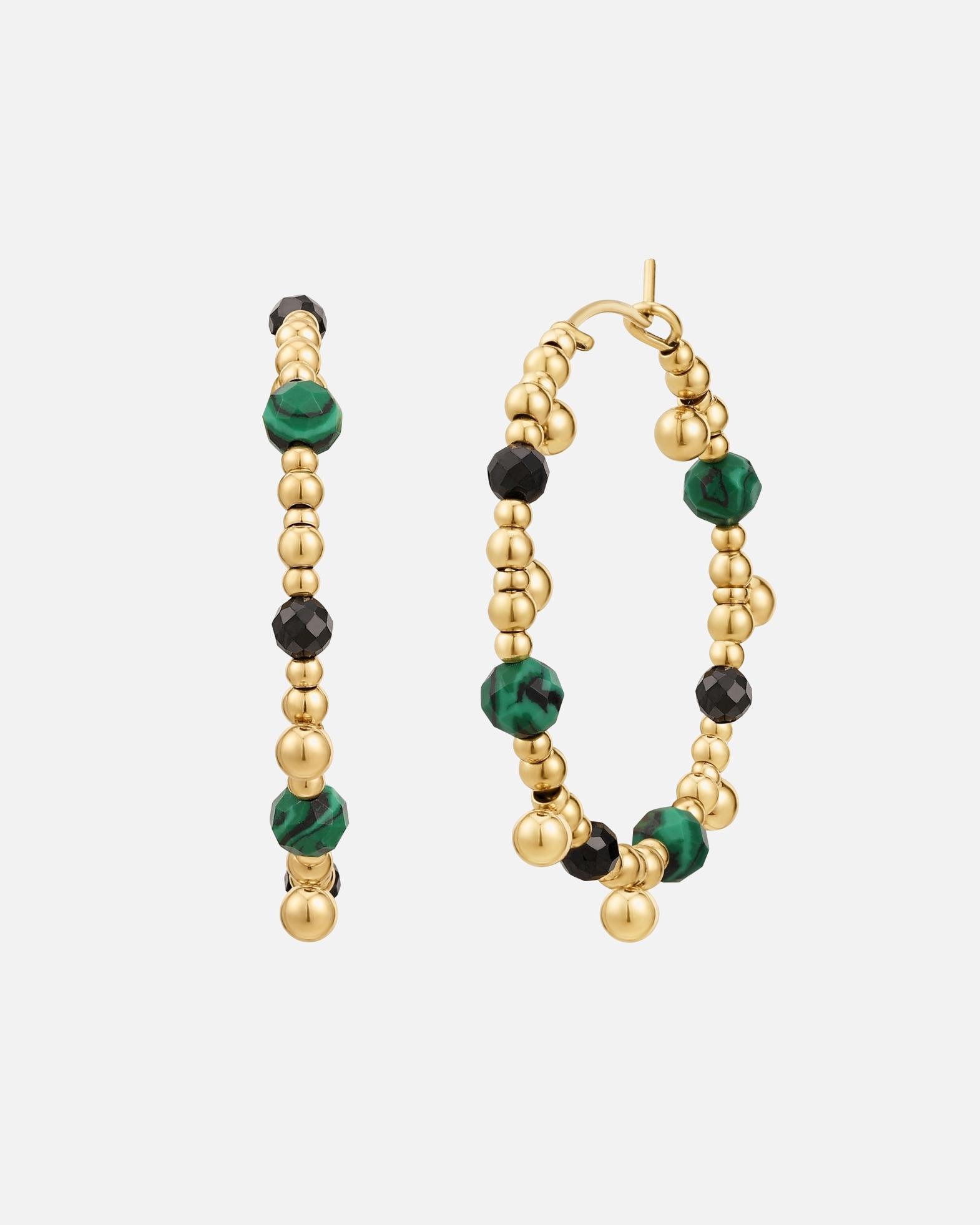 Créoles for FemmeBoucles d´oreilles en Acier inoxydable en Or jaune37,1 mm