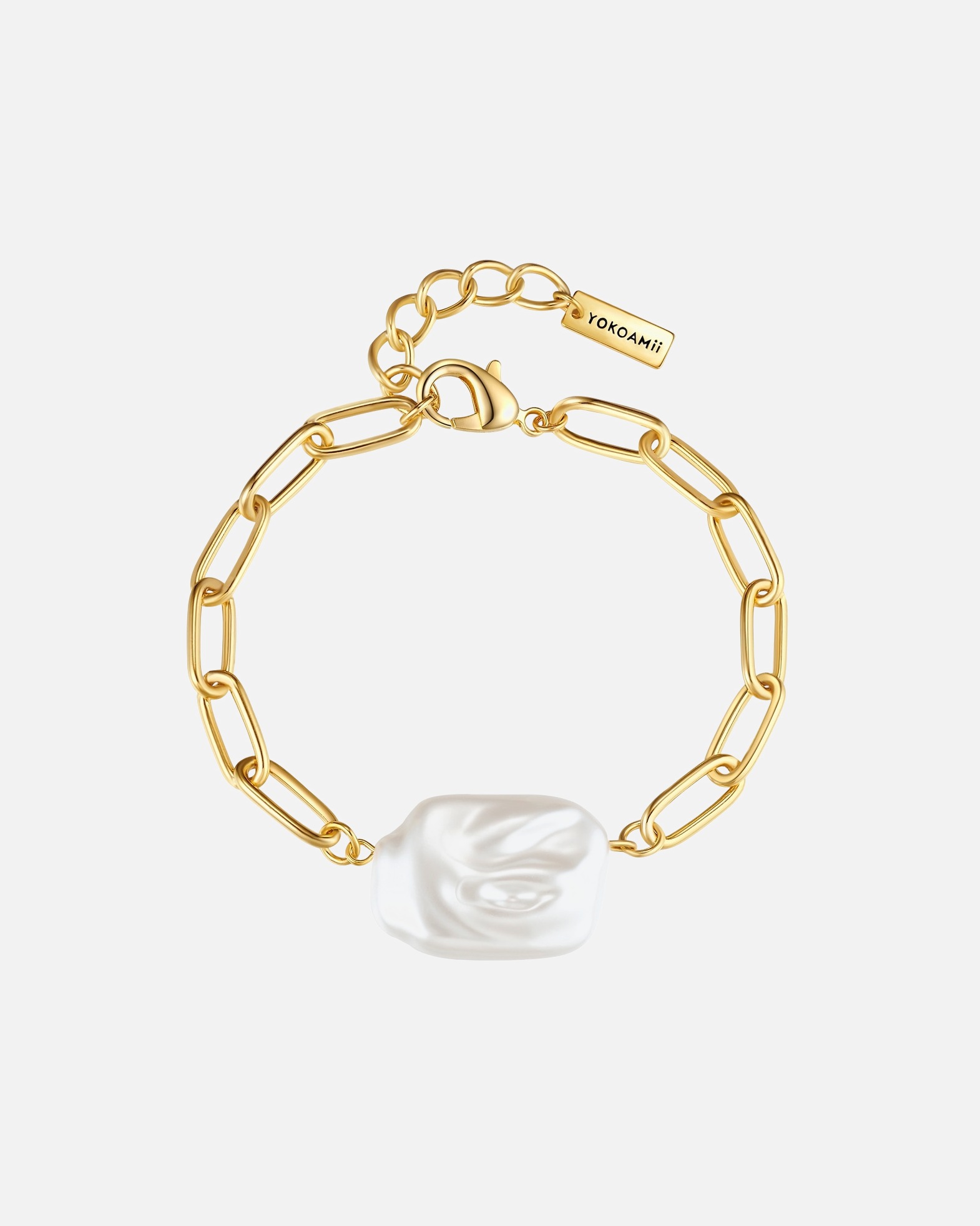 Bracelet for FemmeBracelet en Alliage de fer en Or jaune18,0 cm Basislänge + 3,0 cm Verlängerung