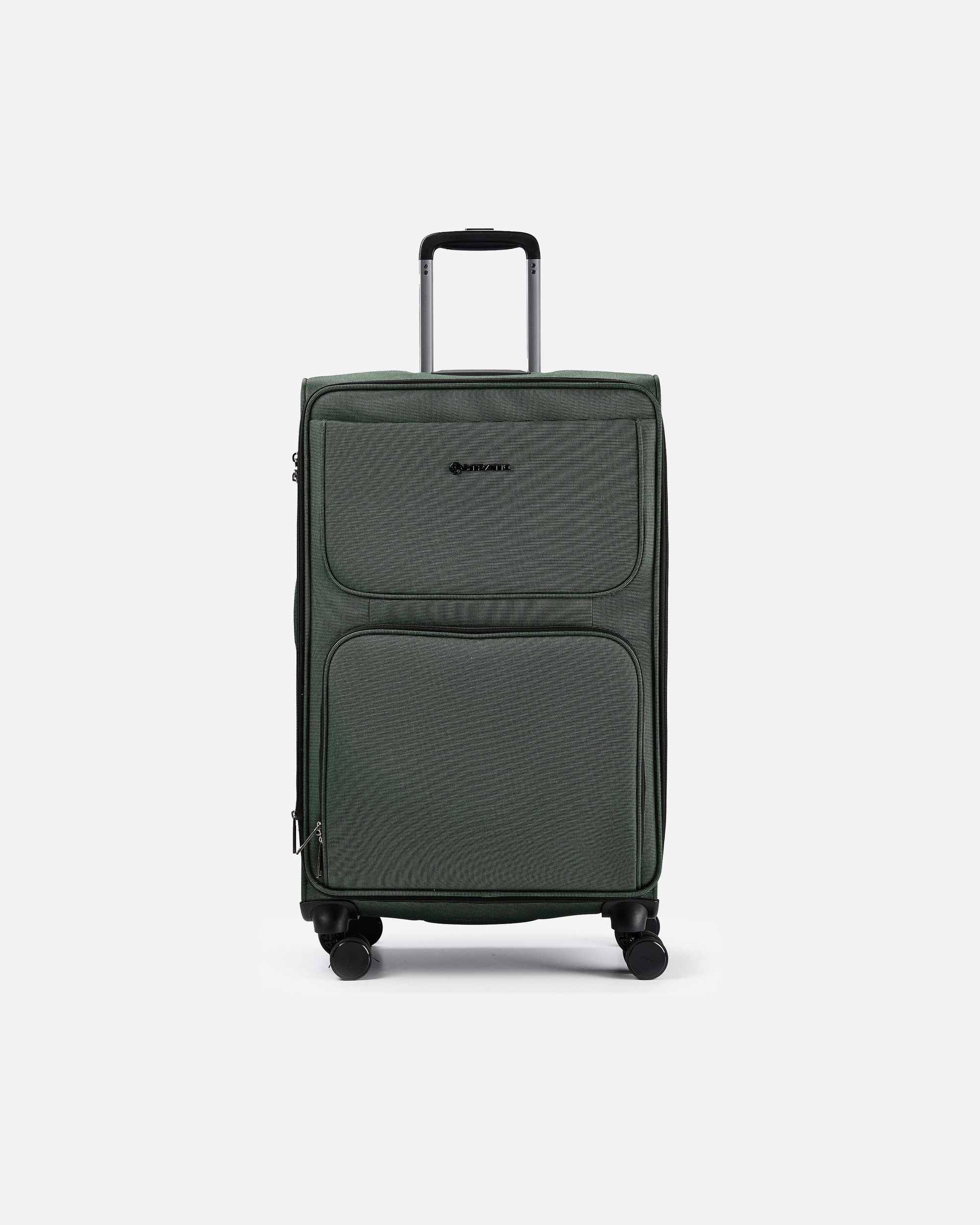 Trolley für Männlich Stratic Bendigo Light + 4 Rollen Trolley 72 cm mit Dehnfalte dark green