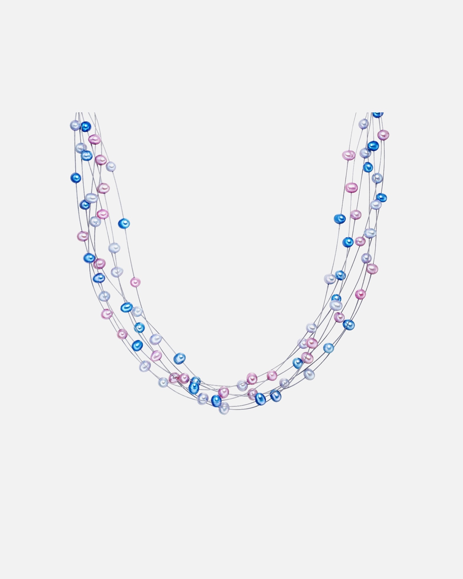 Collier for FemmeCollier de perles Perle de culture d'eau douce Perle de culture d'eau douce en Multicolore48 cm + 5 cm