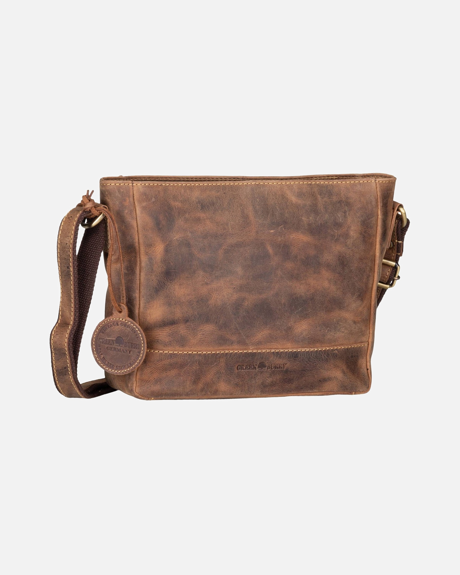Rucksack für Unisex Greenburry Vintage Umhängetasche brown