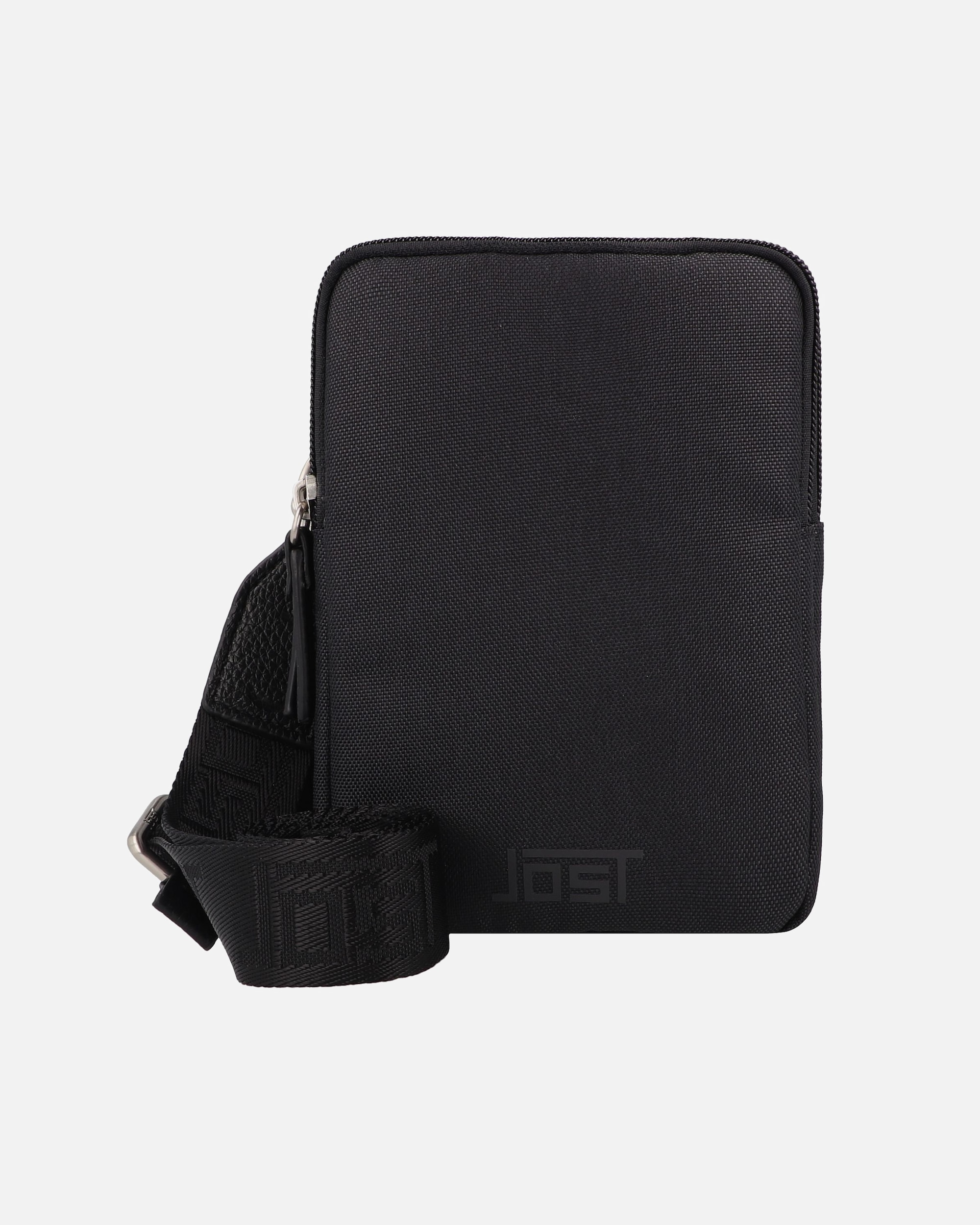 Umhängetasche für Weiblich Jost Bergen Handytasche 12 cm schwarz