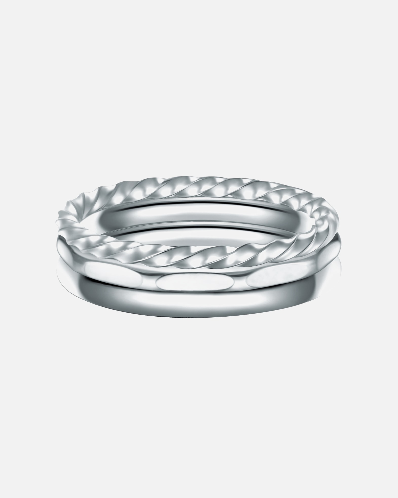 Bague for FemmeEASTSIDEBague en acier inoxydé Acier inoxydable en Argent50