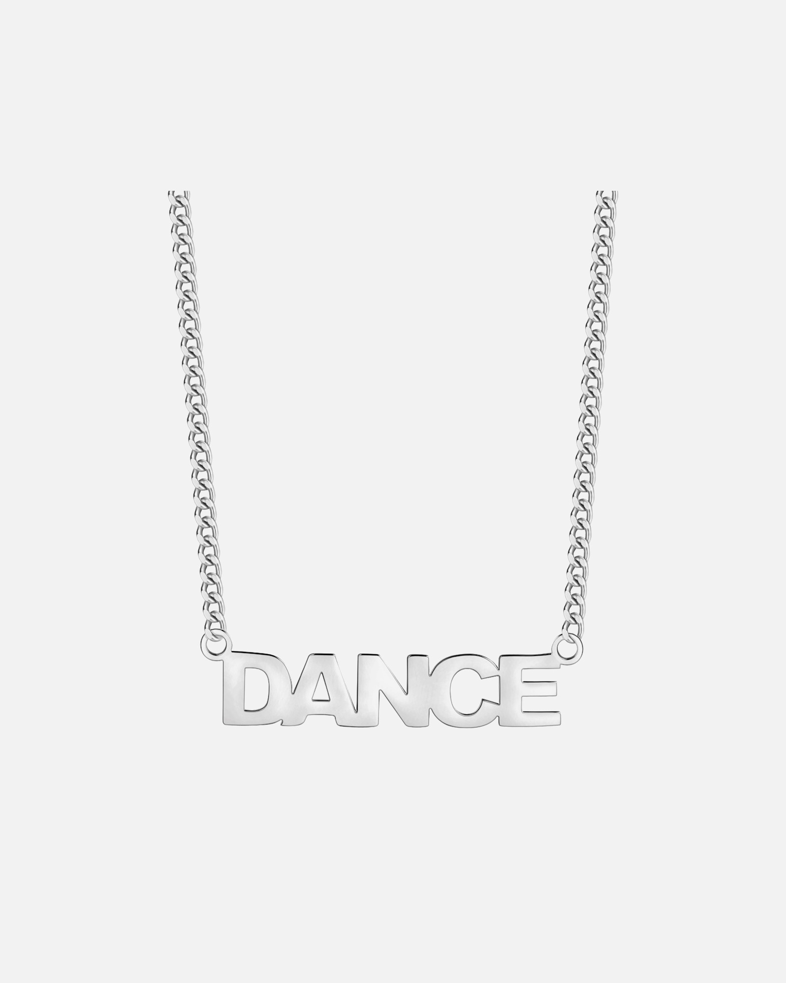 Collier for FemmeChaîne DANCE en Acier inoxydable en Argent40,0 cm Basiskette + 5,0 cm Verlängerung