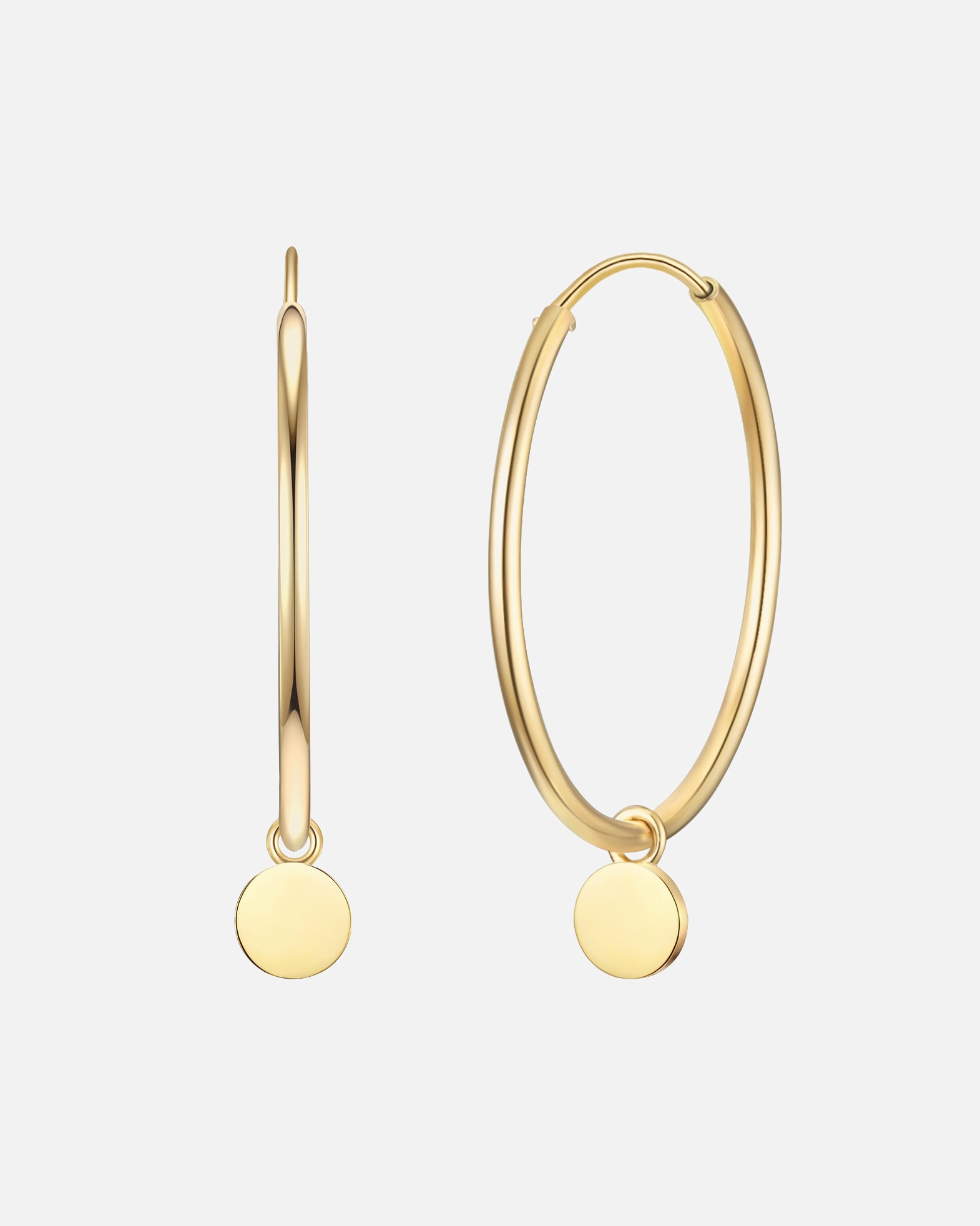 Boucle d'oreilles for FemmeGlanzstücke MünchenCréoles en argent Cercle Argent sterling en Or jaune8,5 mm