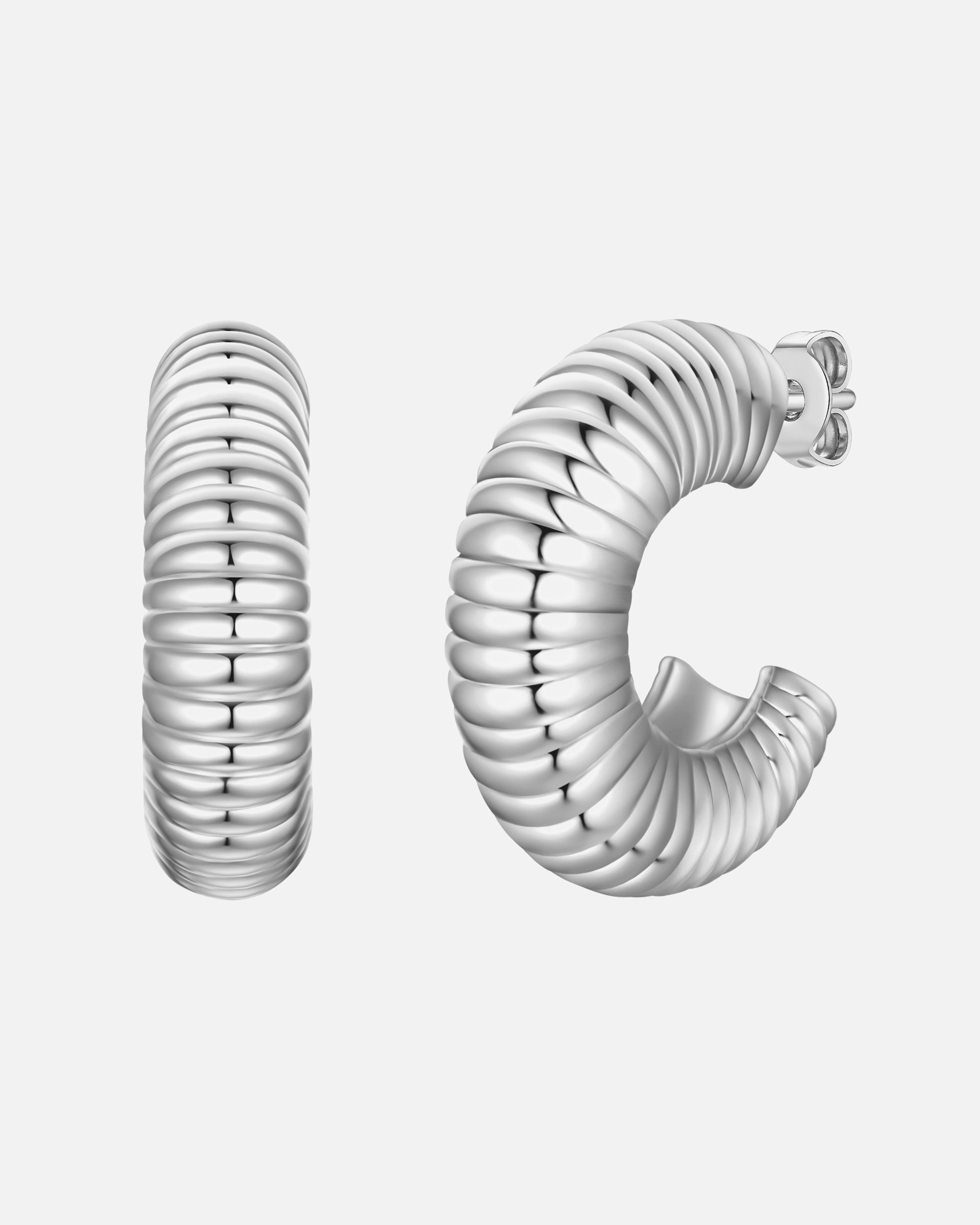 Créoles for FemmeCréoles en alliage de métal en argent20,5 mm