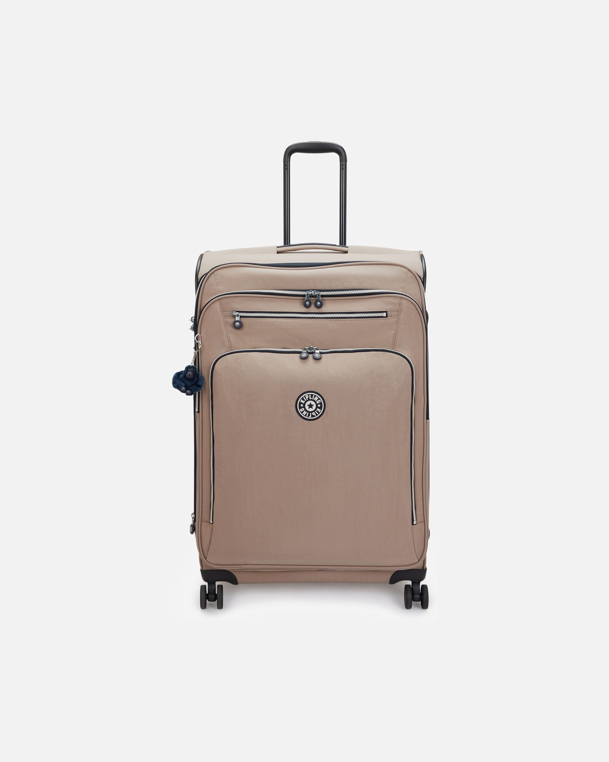 Valise trolley for HommeKiplingBasic New Youri Spin 4 roues Valise cabine L 76 cm avec soufflet d'extensionsoft taupe c