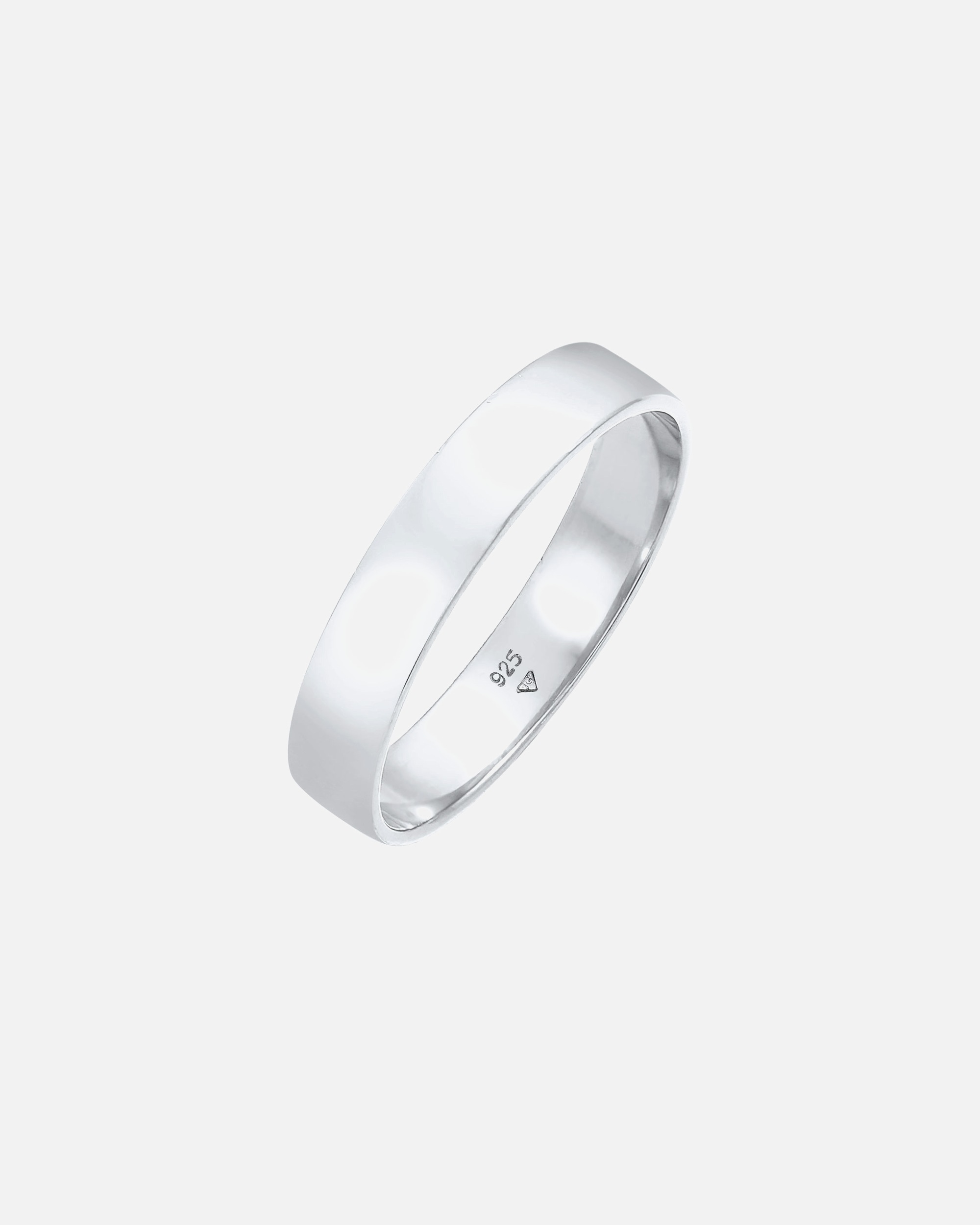 Bague for HommeKUZZOIBague pour homme - Amitié minimale de base en argent sterling 92560