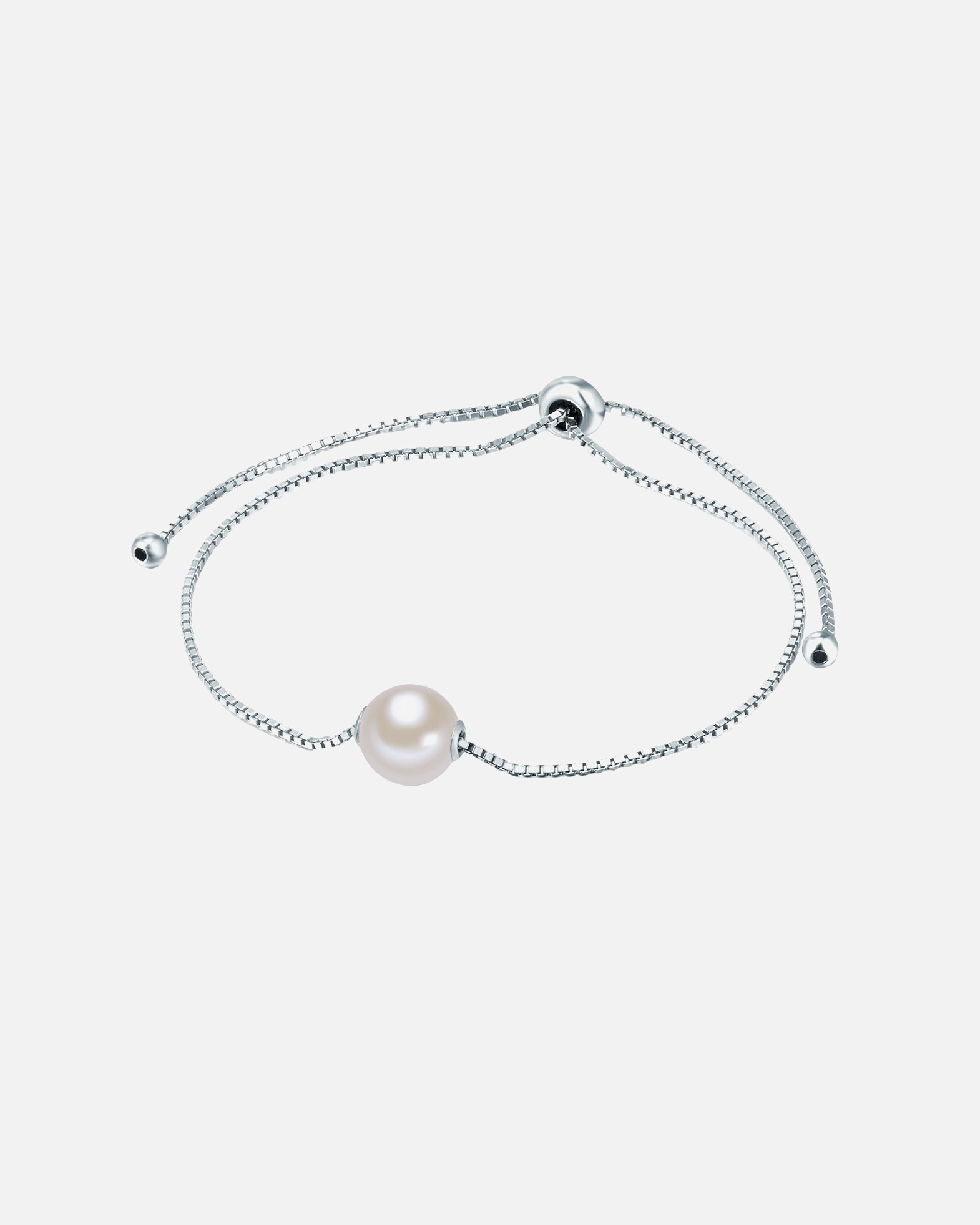 Bracelet for FemmeValero PearlsBracelet en argent Argent sterling Perle de culture d'eau douce en Or jaune14,0 - 22,0 cm, flexibel einstellbar