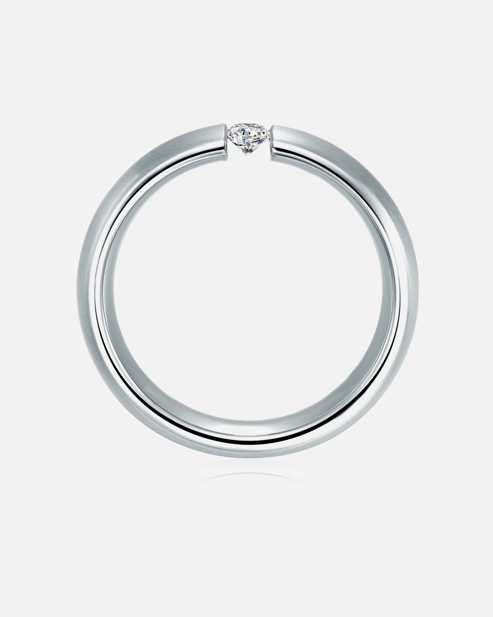Bague for FemmeTrilaniBague en Acier inoxydable en Argent58