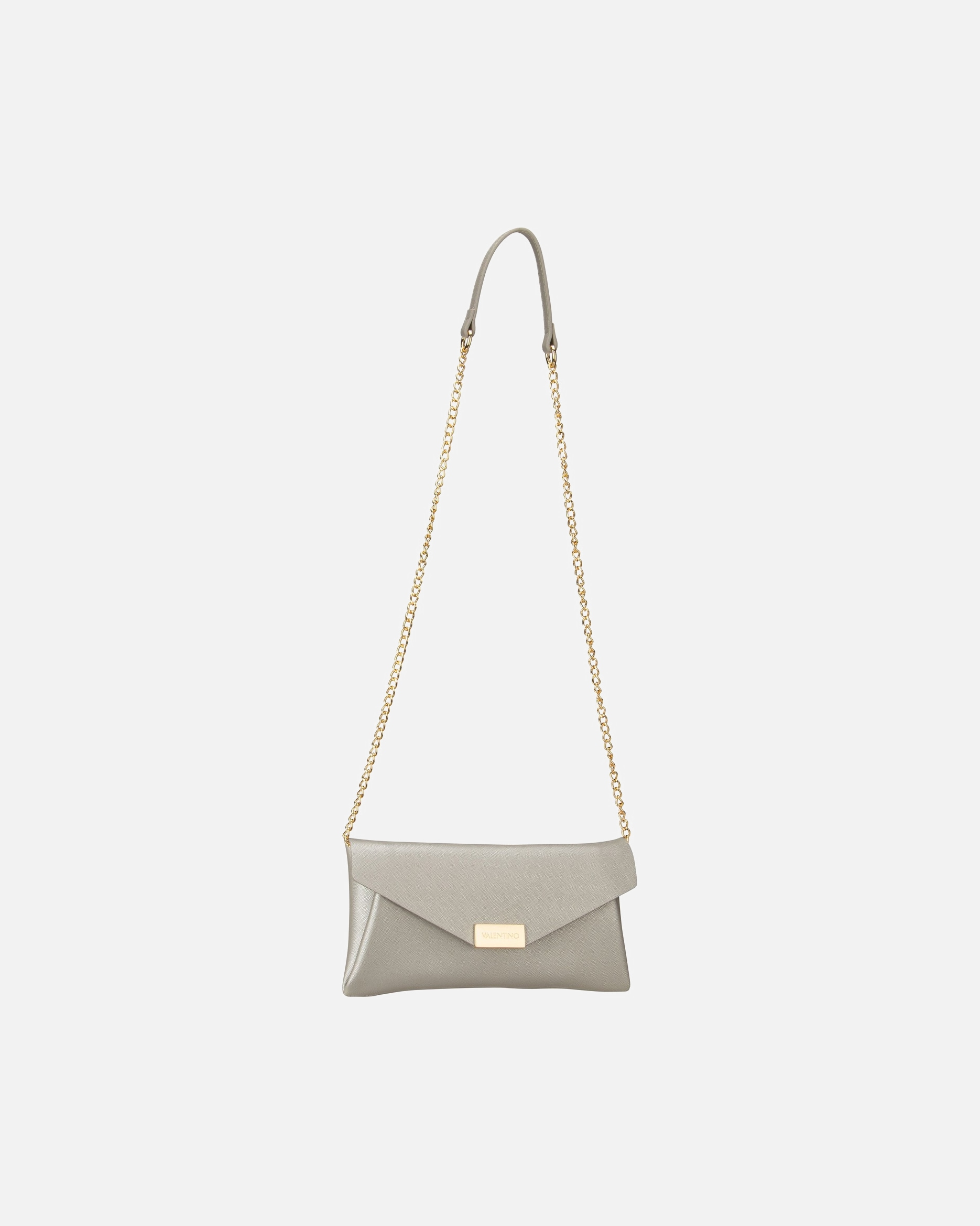 Clutch für Weiblich Valentino by Mario Valentino Arpie Clutch argento