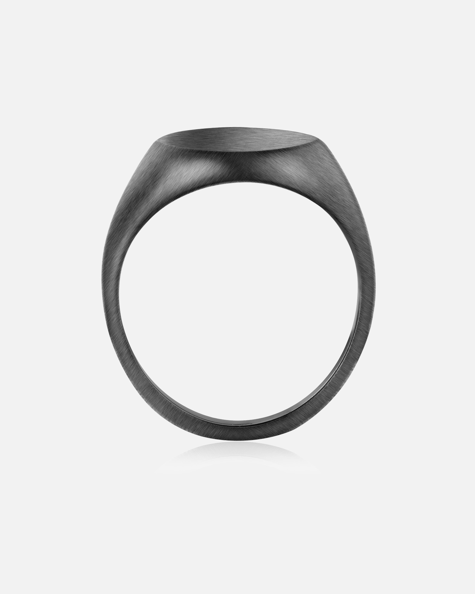 Ring für Männlich True Rebels Ring aus Edelstahl in gunmetal 68