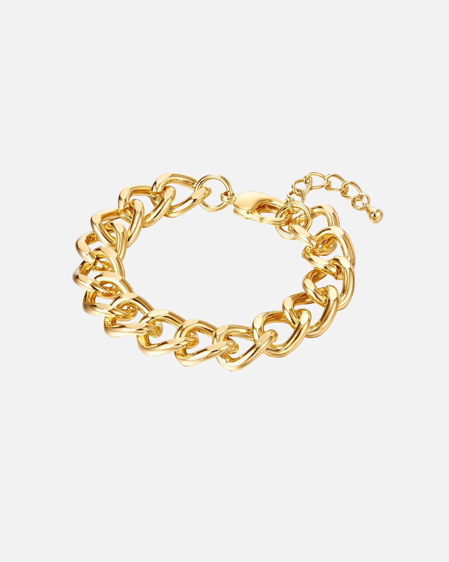 Armband für Weiblich Lulu & Jane Armband Metall-Legierung in Gelbgold 18,0 cm Basislänge + 3,0 cm Verlängerung