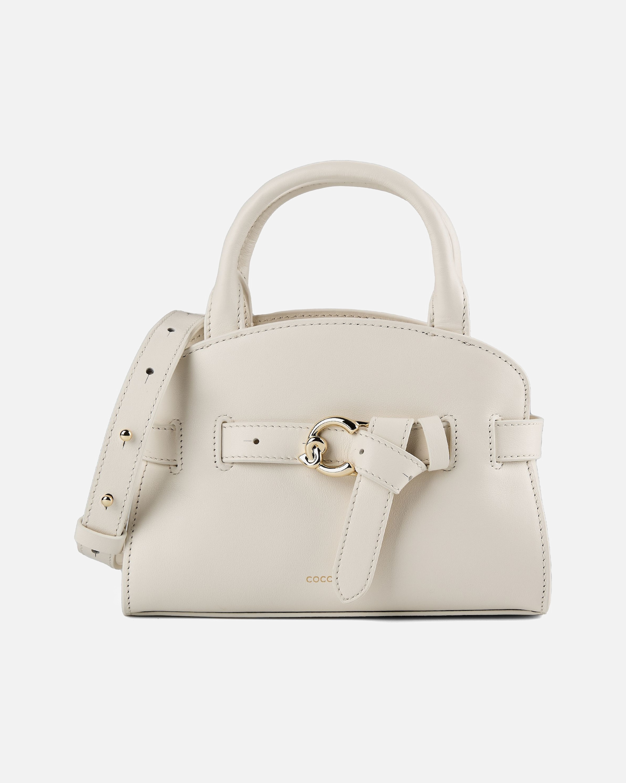 Tasche für Weiblich Coccinelle Sabine Henkeltasche pearl