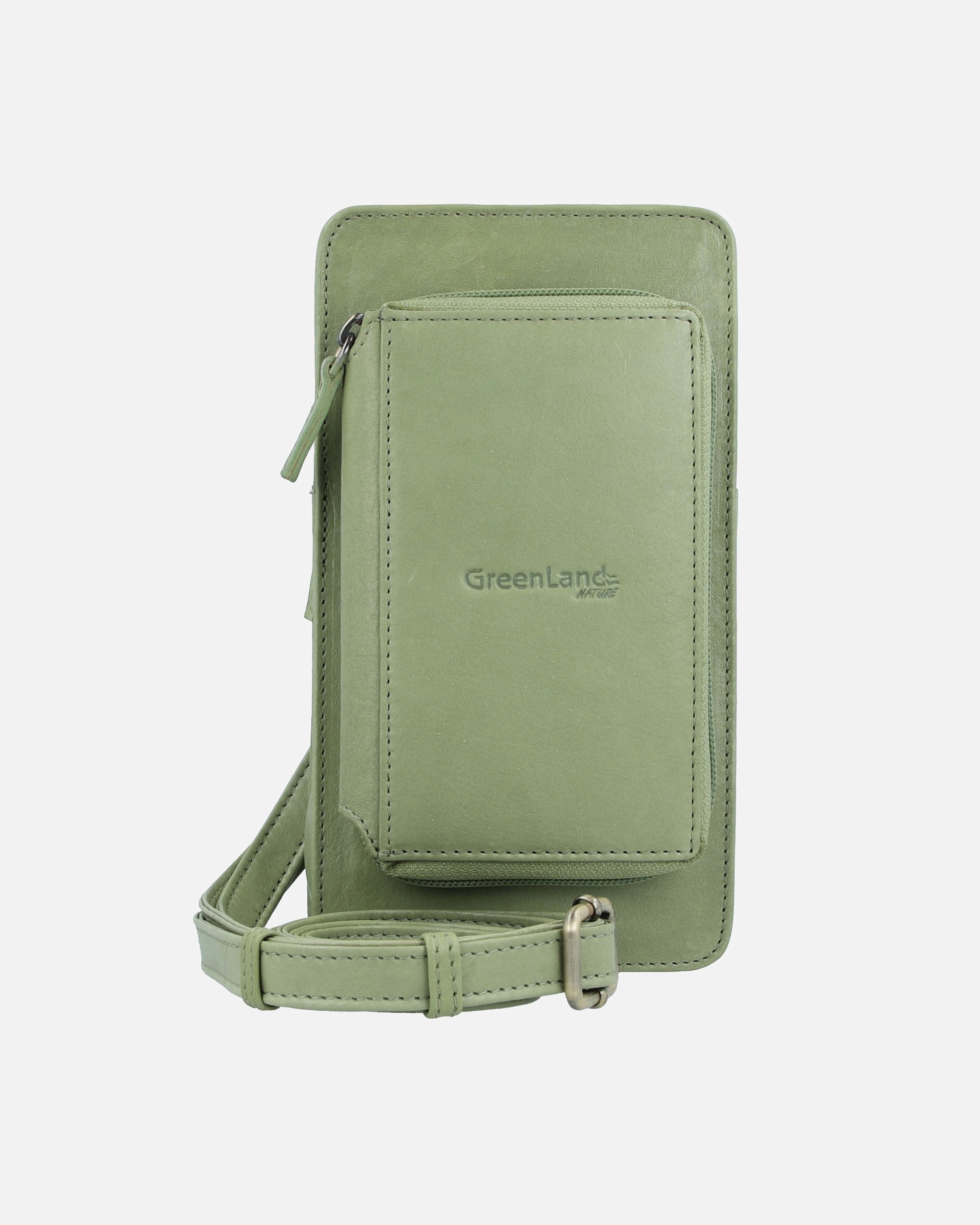 Accessoires pour téléphone portable for HommeGreenland NatureNature Soft Pochette pour portable Porte-monnaie en cuir 11 cmpistazie