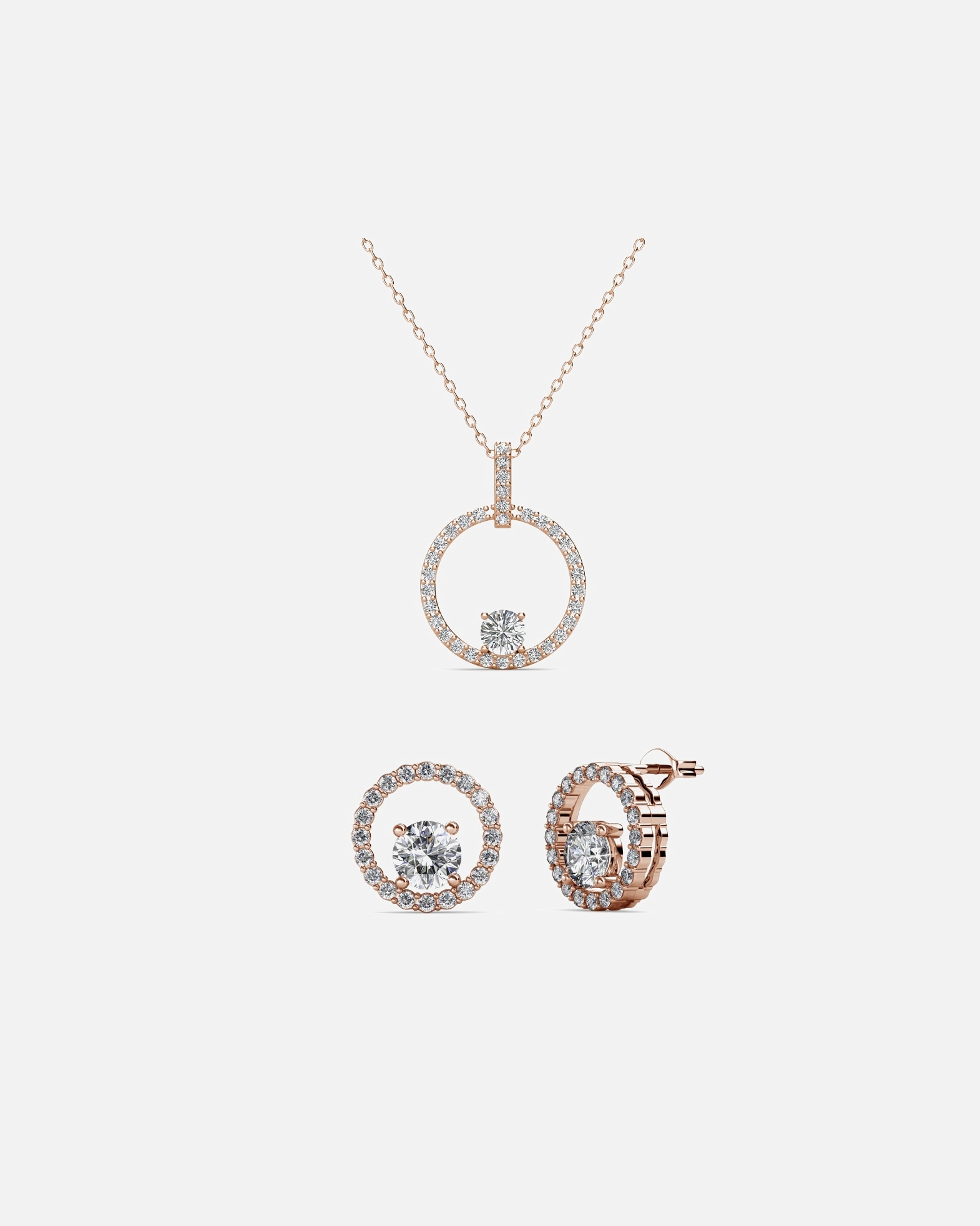 Schmuckset für Weiblich MYC-Paris Desiree-Set Roségold