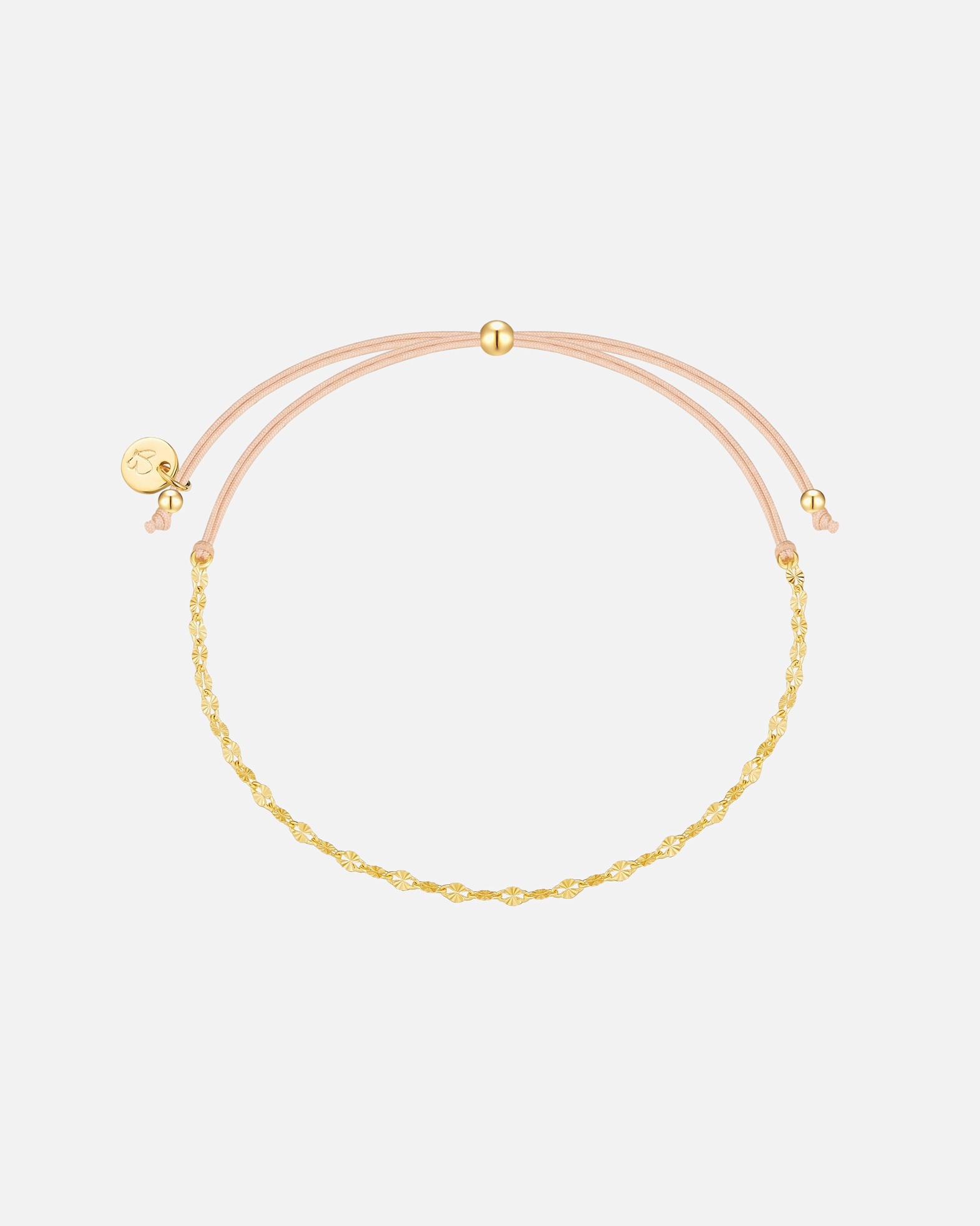 Bracelet for FemmeBracelet en argent sterling en or jaune15,0 - 22,0 cm, flexibel einstellbar