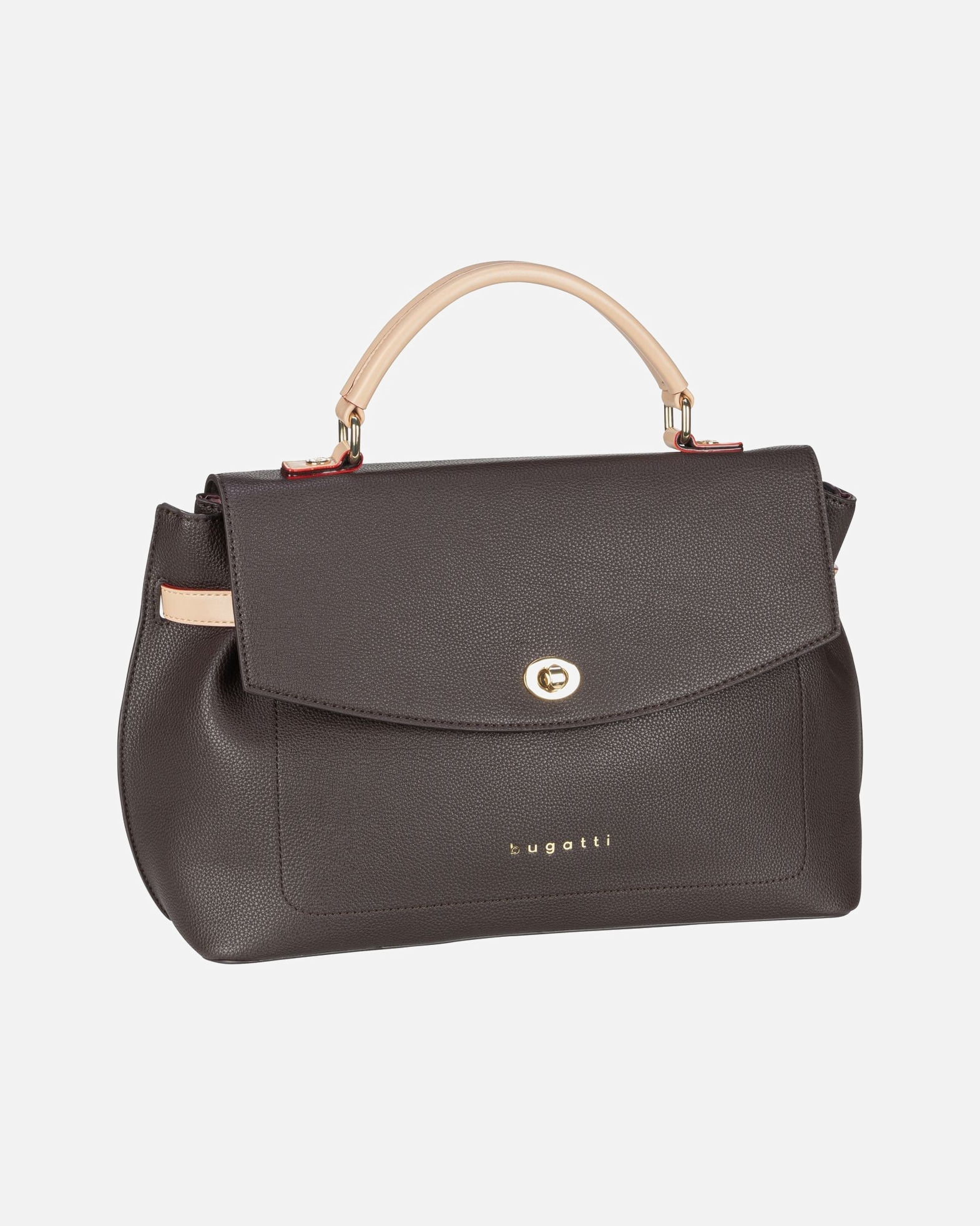Handtasche für Weiblich Bugatti Ella Henkeltasche dunkelbraun