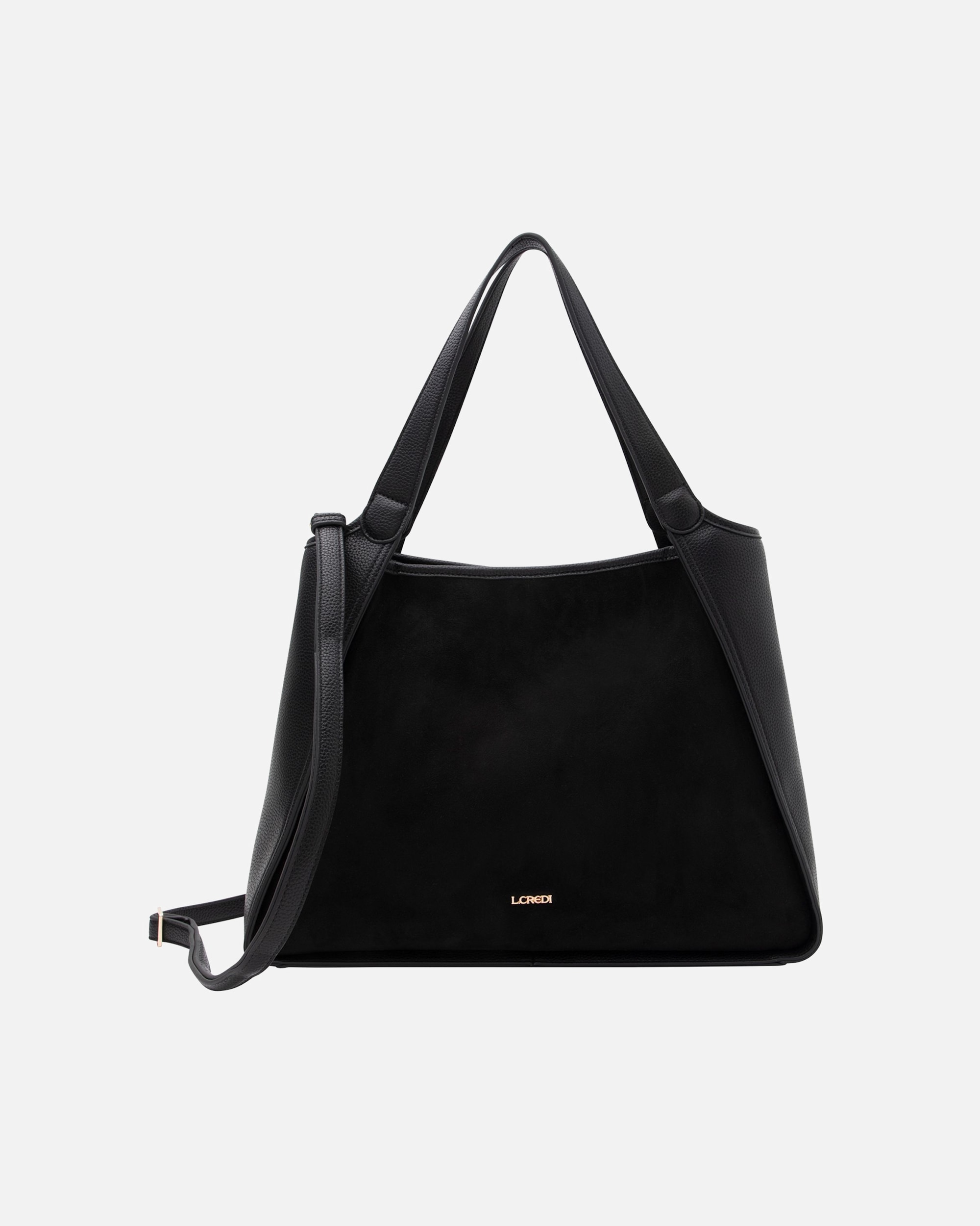 Clutch für Weiblich L.CREDI Pheline Shopper schwarz