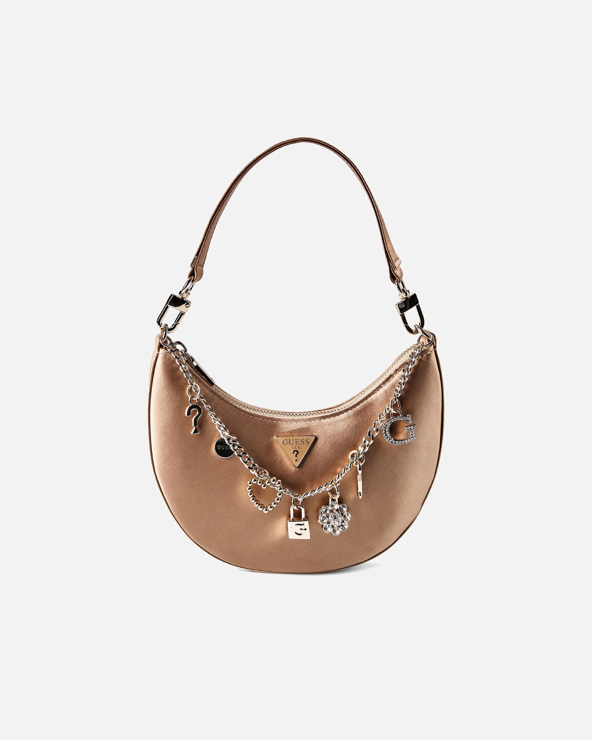 Sac for FemmeGUESSTasmin Sac porté mainchampagne