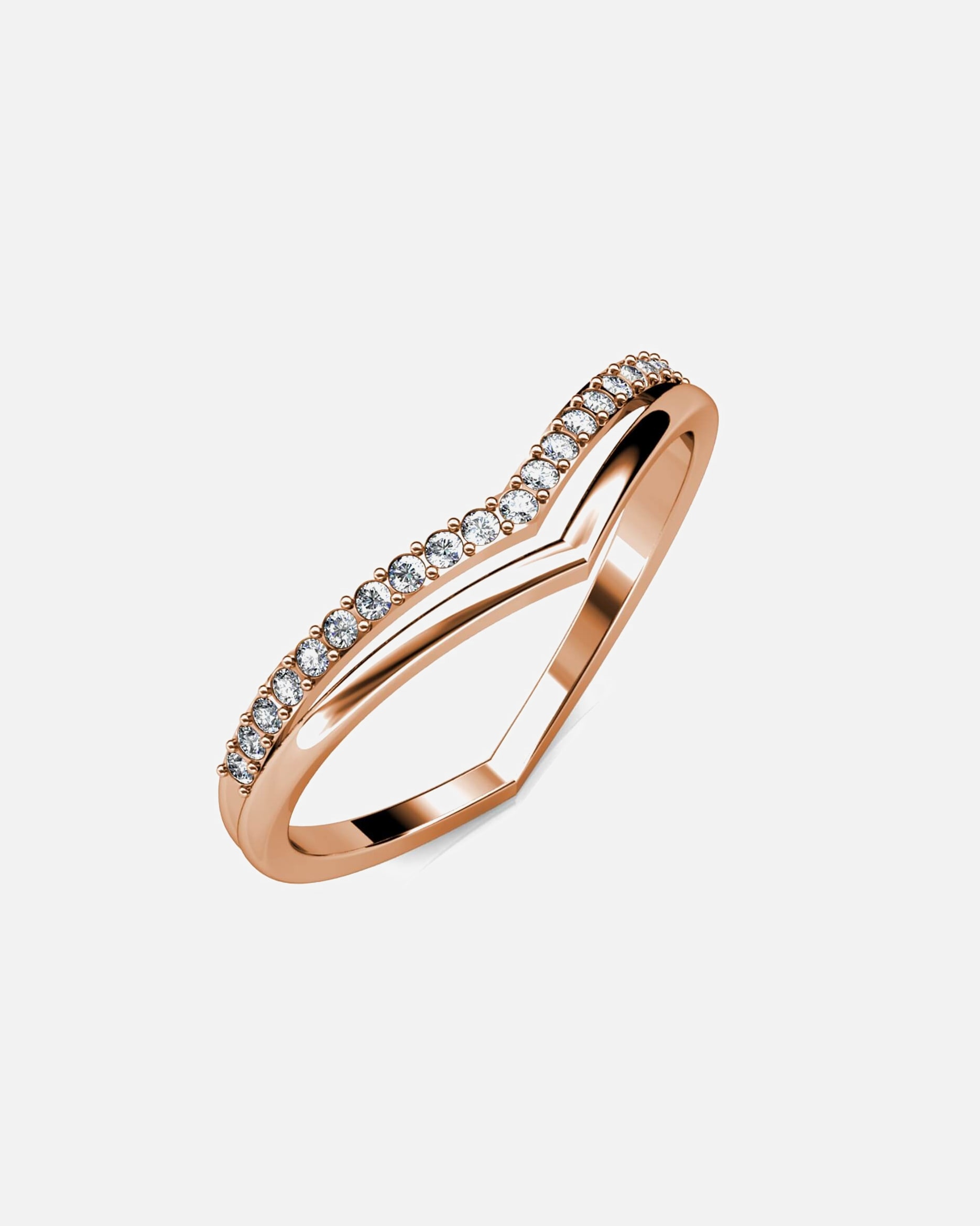 Bague for FemmeMYC-ParisBague TirynsBague Tiryns - Or Rosé et Cristal
