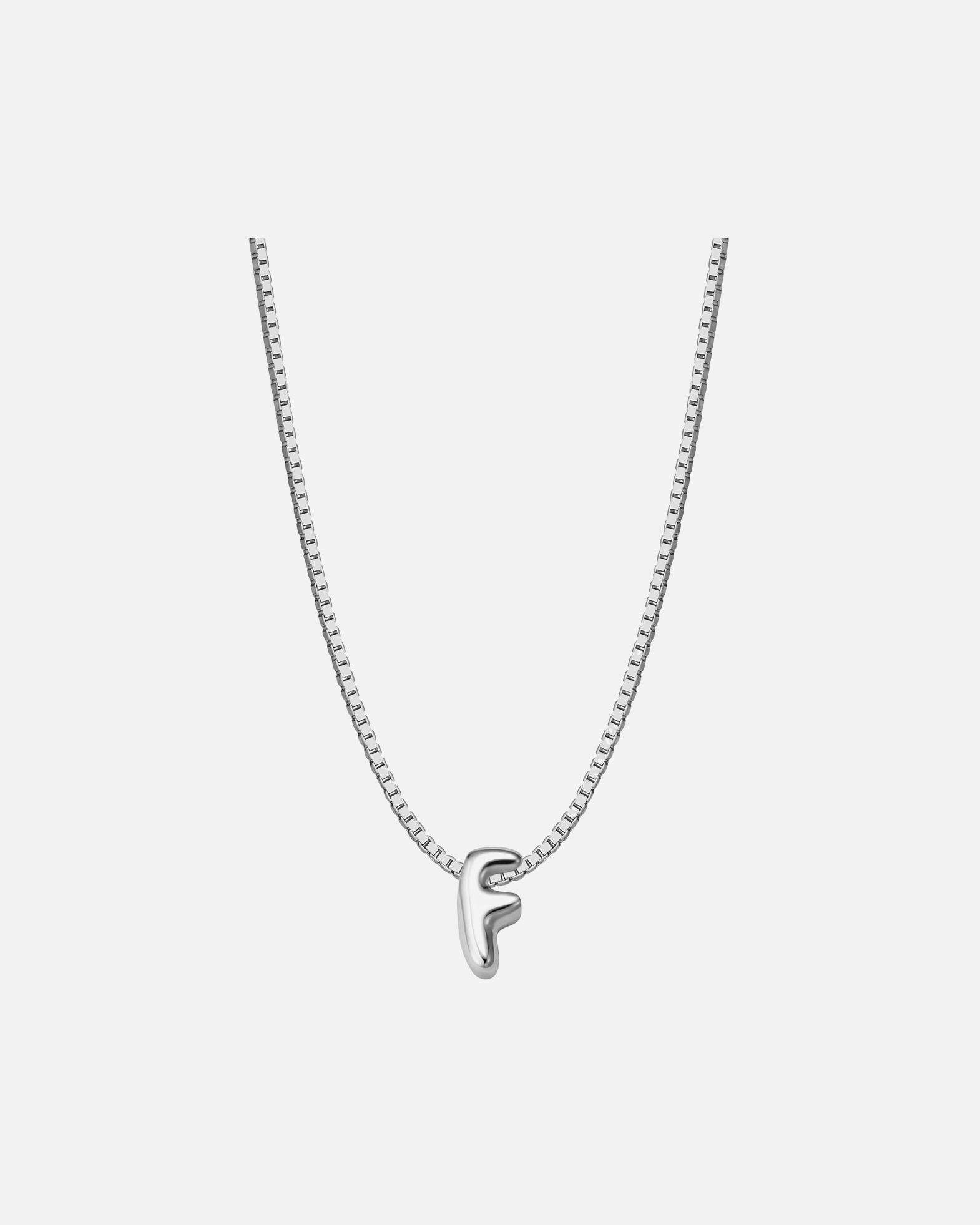 Collier for FemmeCollier Lettre F en Argent Sterling en argent40,0 cm Basiskette + 5,0 cm Verlängerung