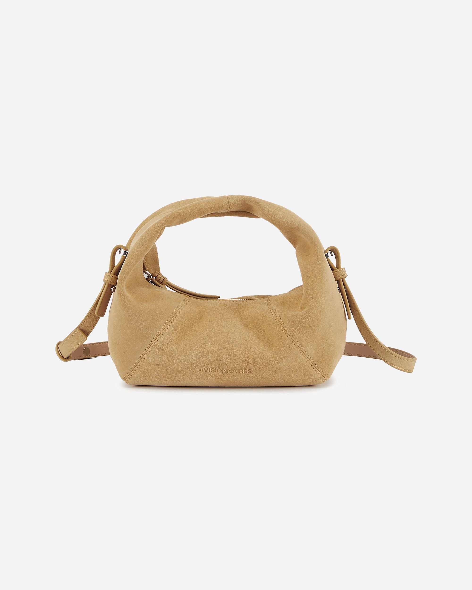 Umhängetasche für Weiblich LES VISIONNAIRES Default Brand Line Greta Mini Icon Henkeltasche soft tan