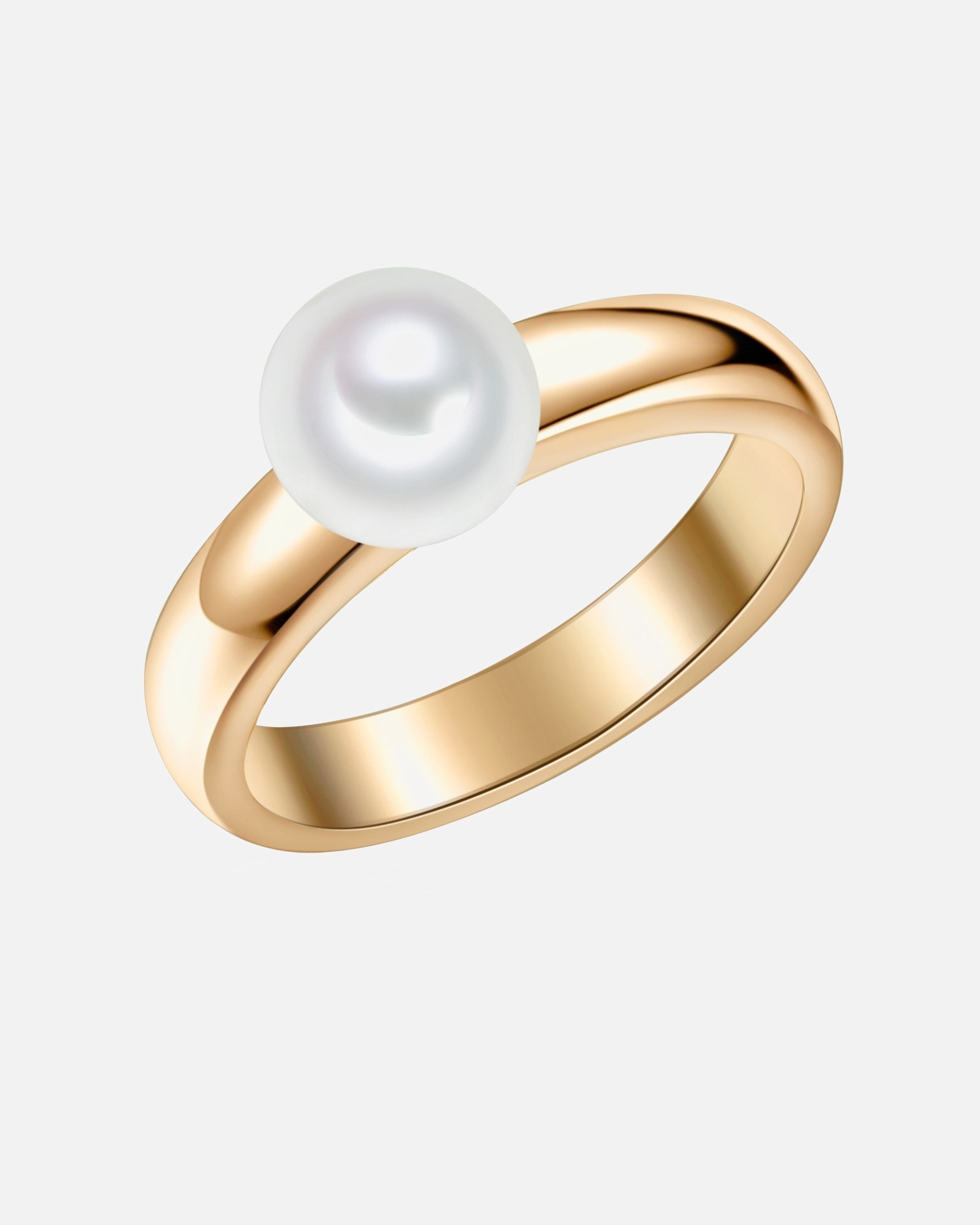 Bague for FemmeValero PearlsBague Argent sterling Perle de culture d'eau douce en Or jaune62