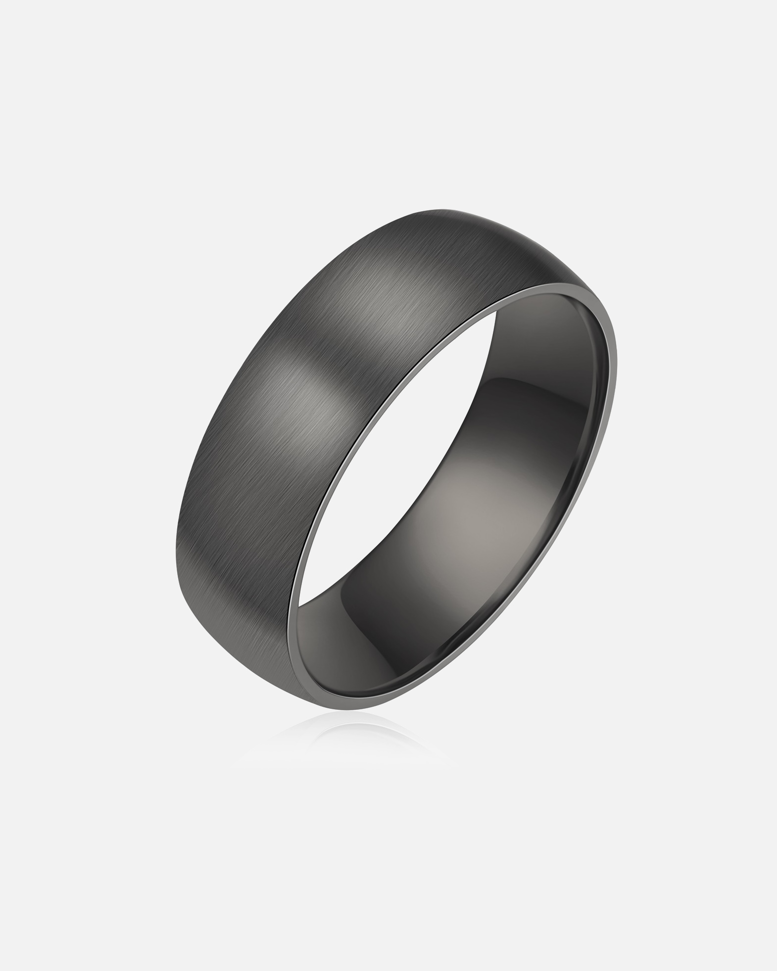 Bague for HommeTrue RebelsBague en Acier inoxydable en Gunmetal60