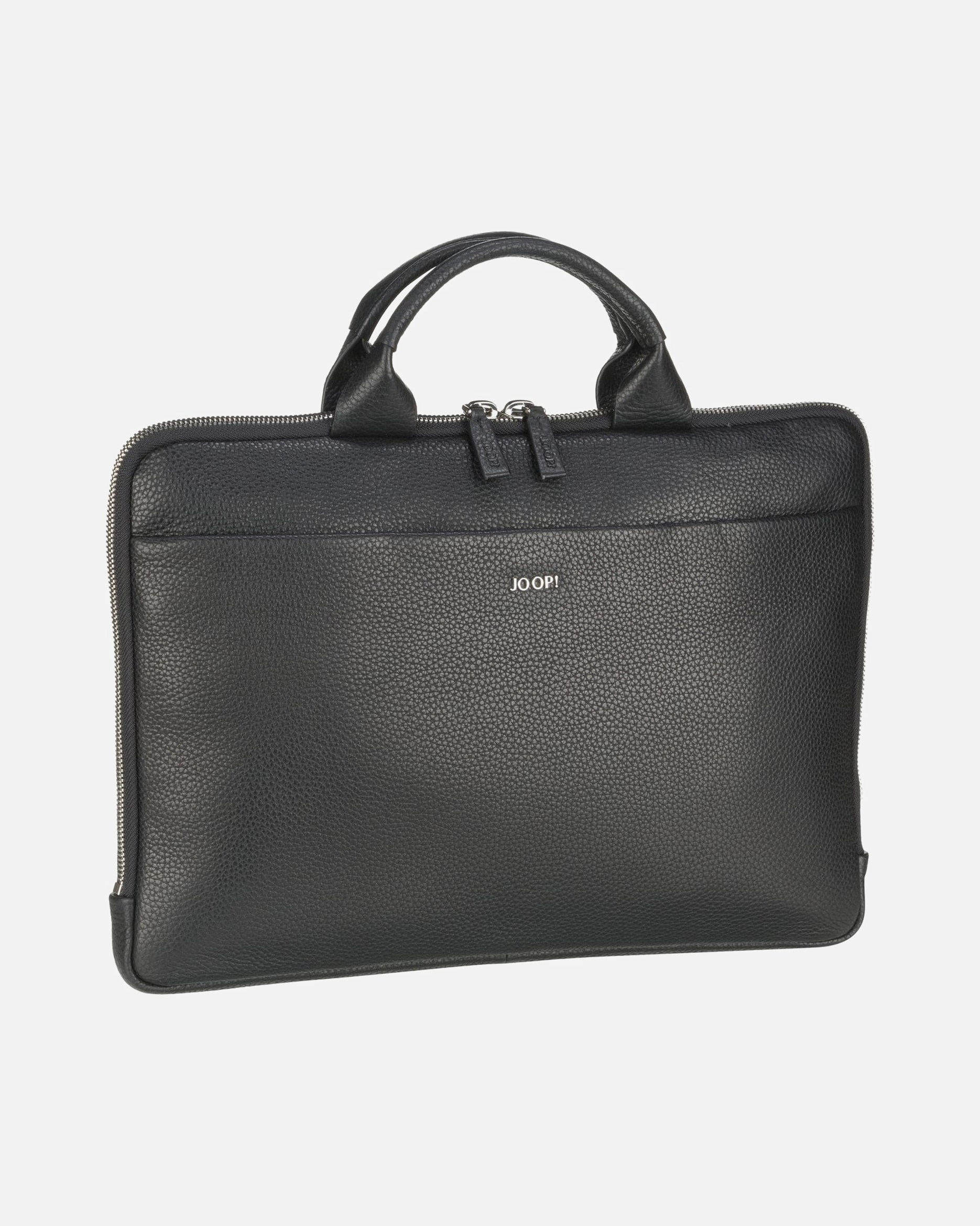 Laptoptasche für Männlich JOOP! Cardona Samu Aktentasche RFID Leder 37 cm Laptopfach black